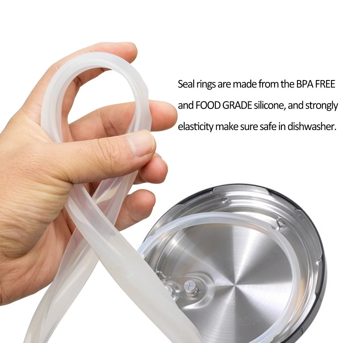 6 Pack Silicone Sealing Ring for 5 or 6 Quart Pressure Cooker and Instant Pot, IP-DUO60, IP-LUX60, IP-DUO50, IP-LUX50, Smart-60, IP-CSG60 and IP-CSG50.