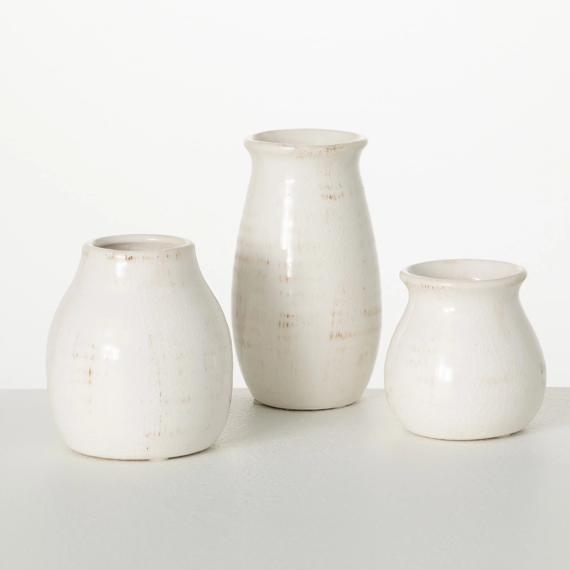 Sullivans Set of 3 Petite Ceramic Vases 3
