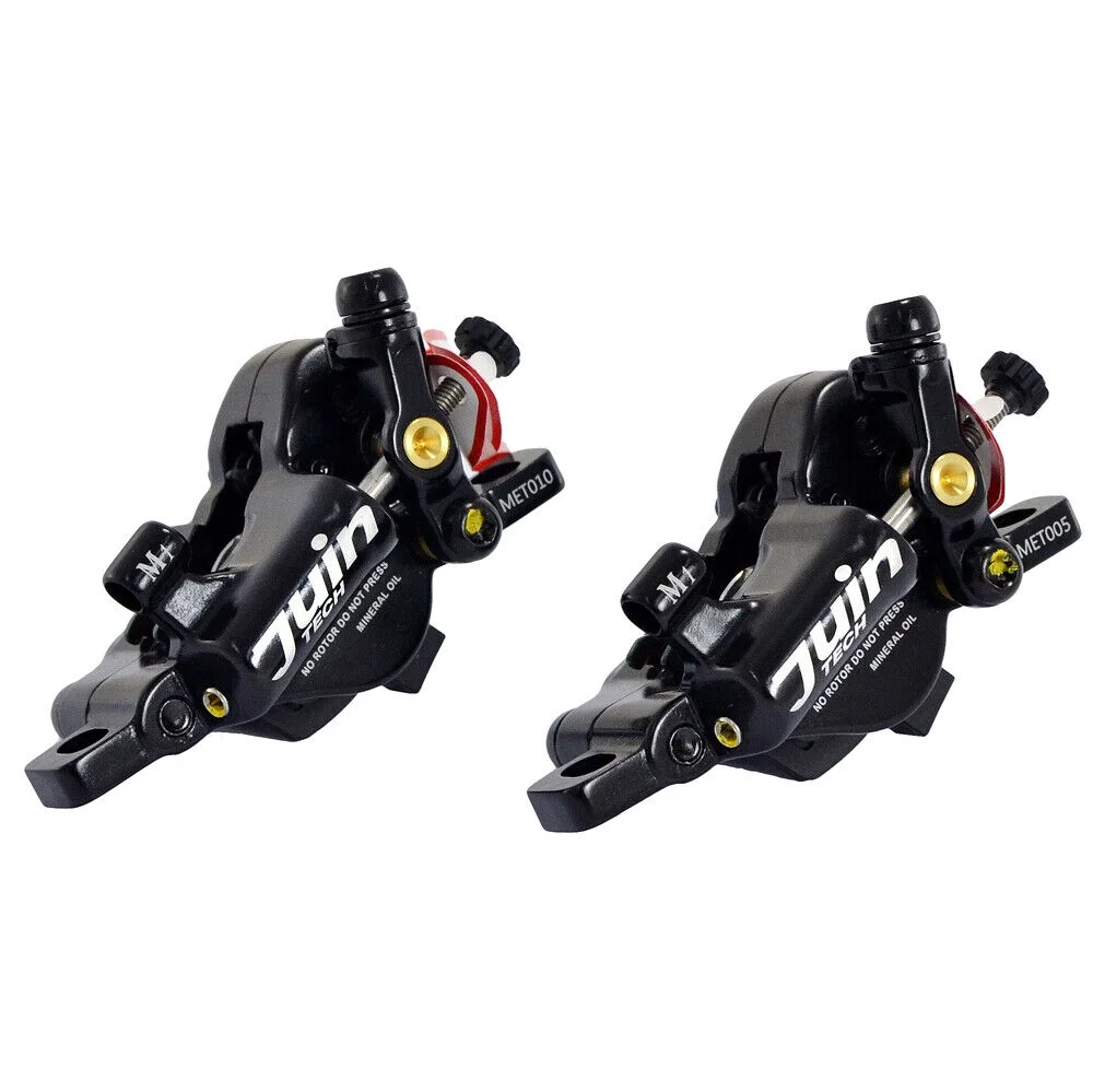 JUIN TECH M1 Hydraulic MTB E-bike Disc Brake set 160mm w/ Rotor (F+R), Black #JT1948