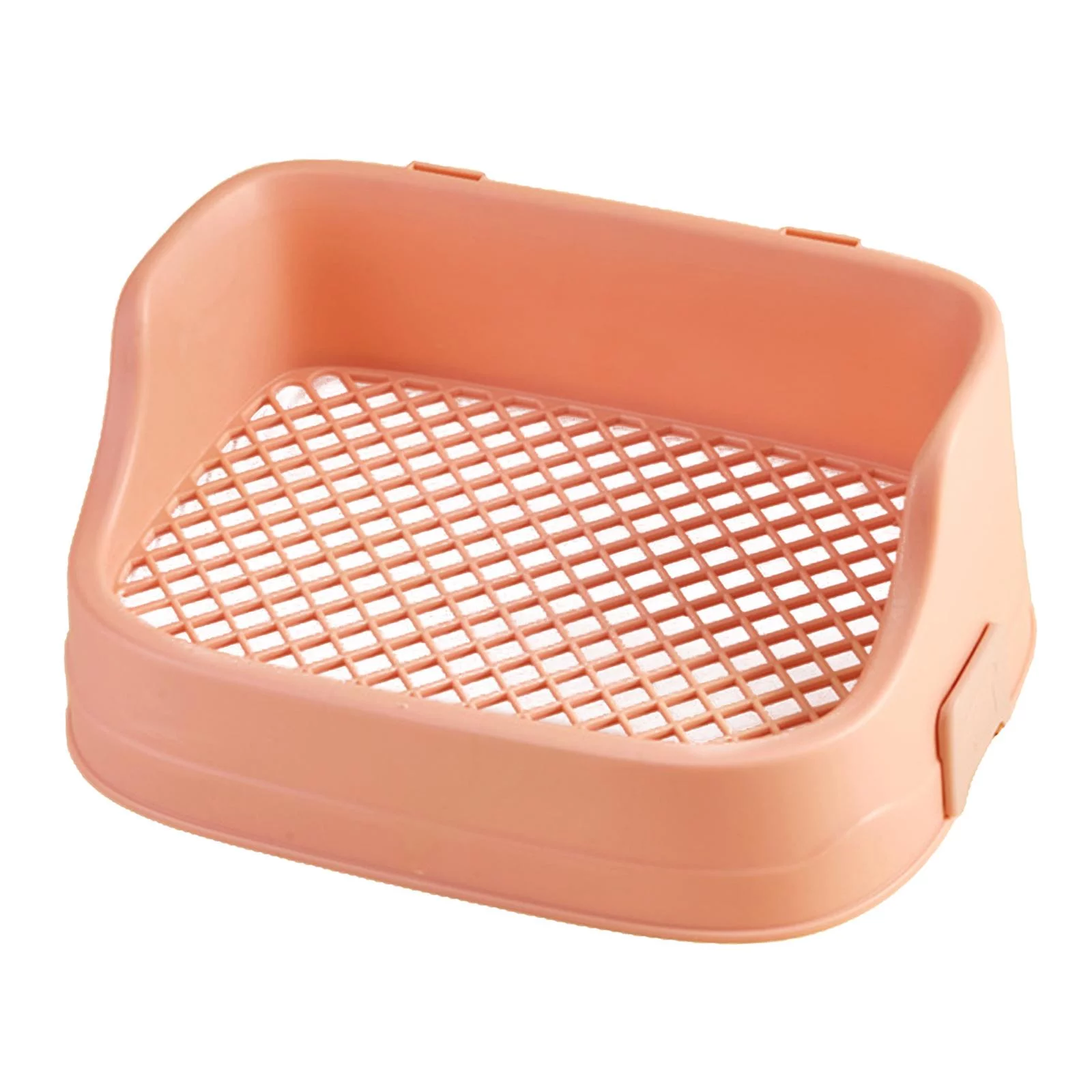 Rabbits Potty Trainer Tray Corner Litter Cage Toilet Cage Accessories Pet Pan Pets Toilets for Small Pets, Other Animals, Ferret Pink