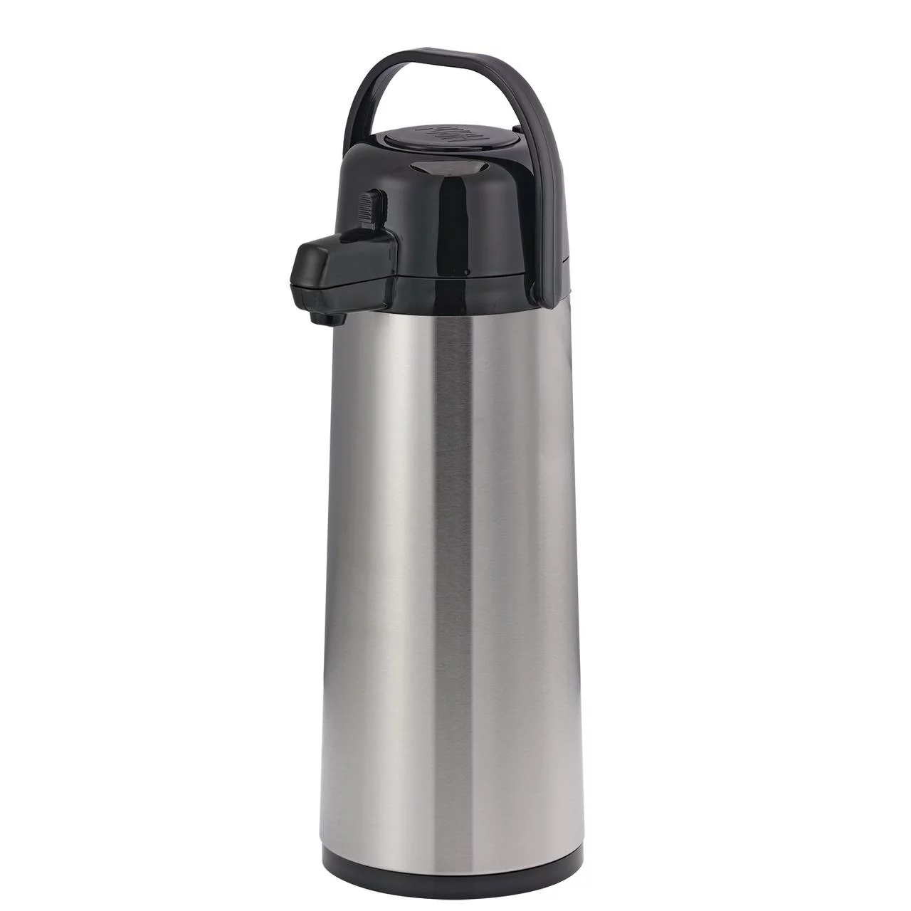 Service Ideas ECA25S Eco-Air Push Button Airpot, Glass Vacuum Insulation, 2.5 Liter, Stainless Exterior