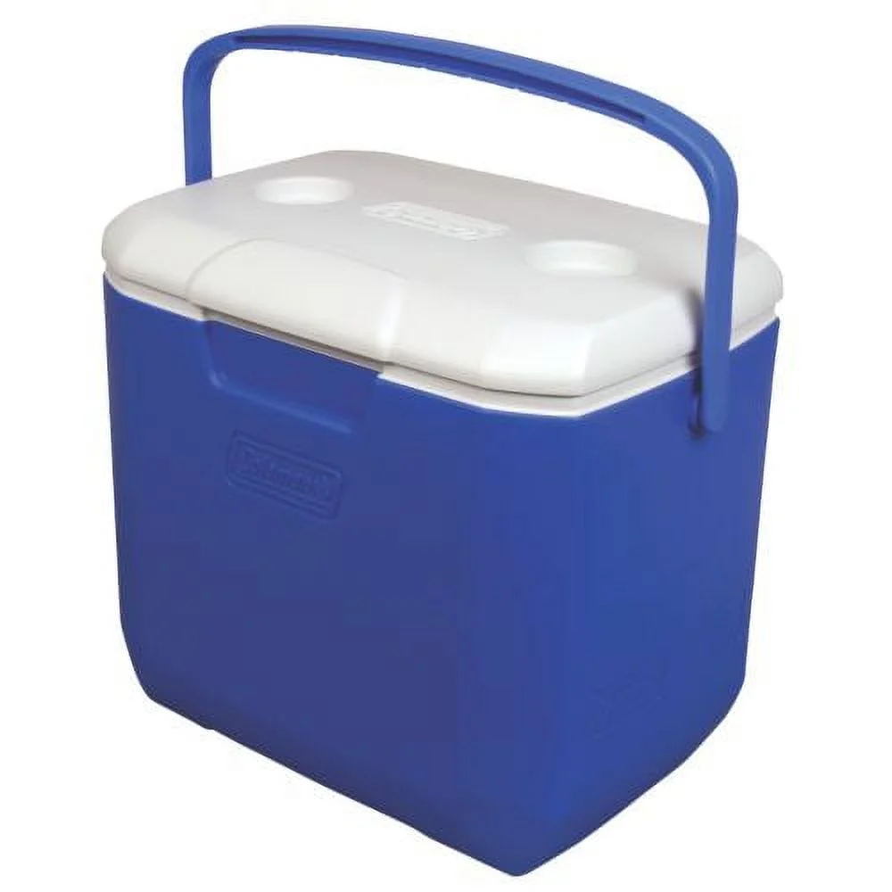 Coleman 30 Quart Cooler - 7.5gal - Thermozone Insulation - Blue Plastic