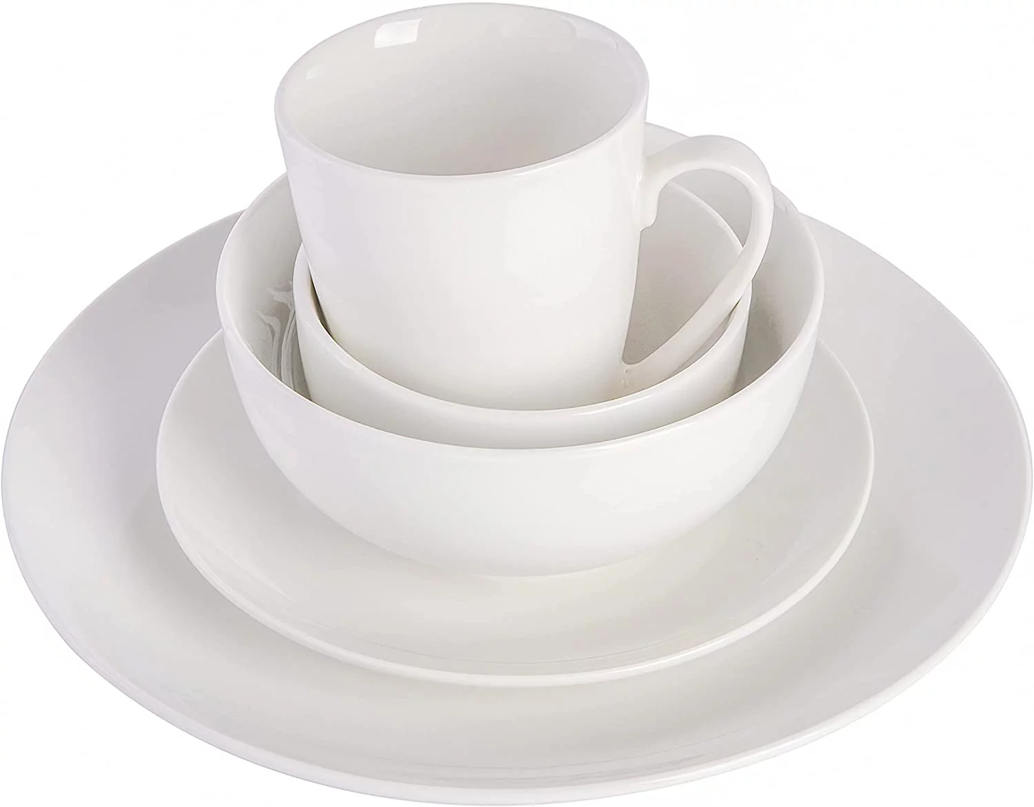 Gibson Home Ogalla 30-Piece Dinnerware Set - White