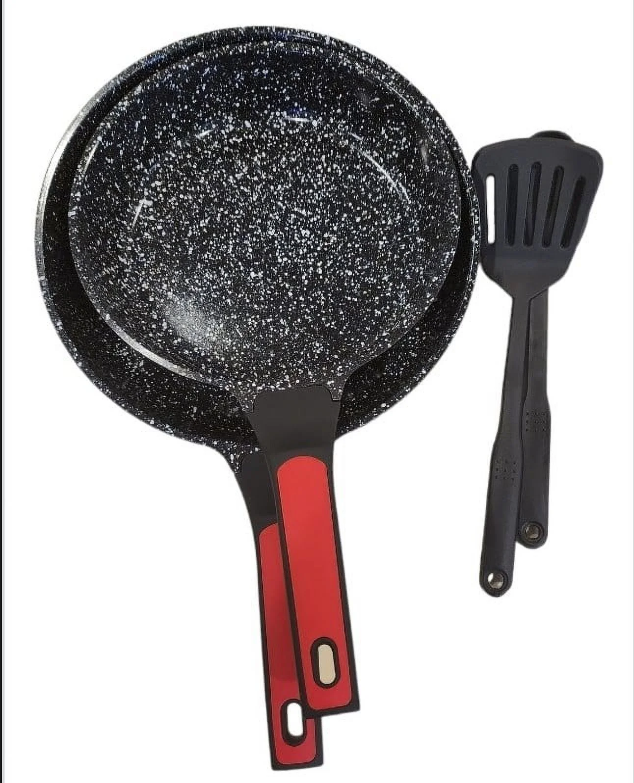 KUNG FU - 8pc Die Cast Aluminum Cookware Set (includes 2 utensils!!)