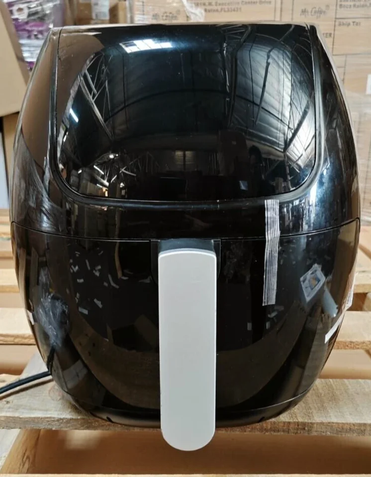 PowerXL Large 8Qt Non-Stick Air Fryer w/ One-Touch Digital Display, Black (Used)