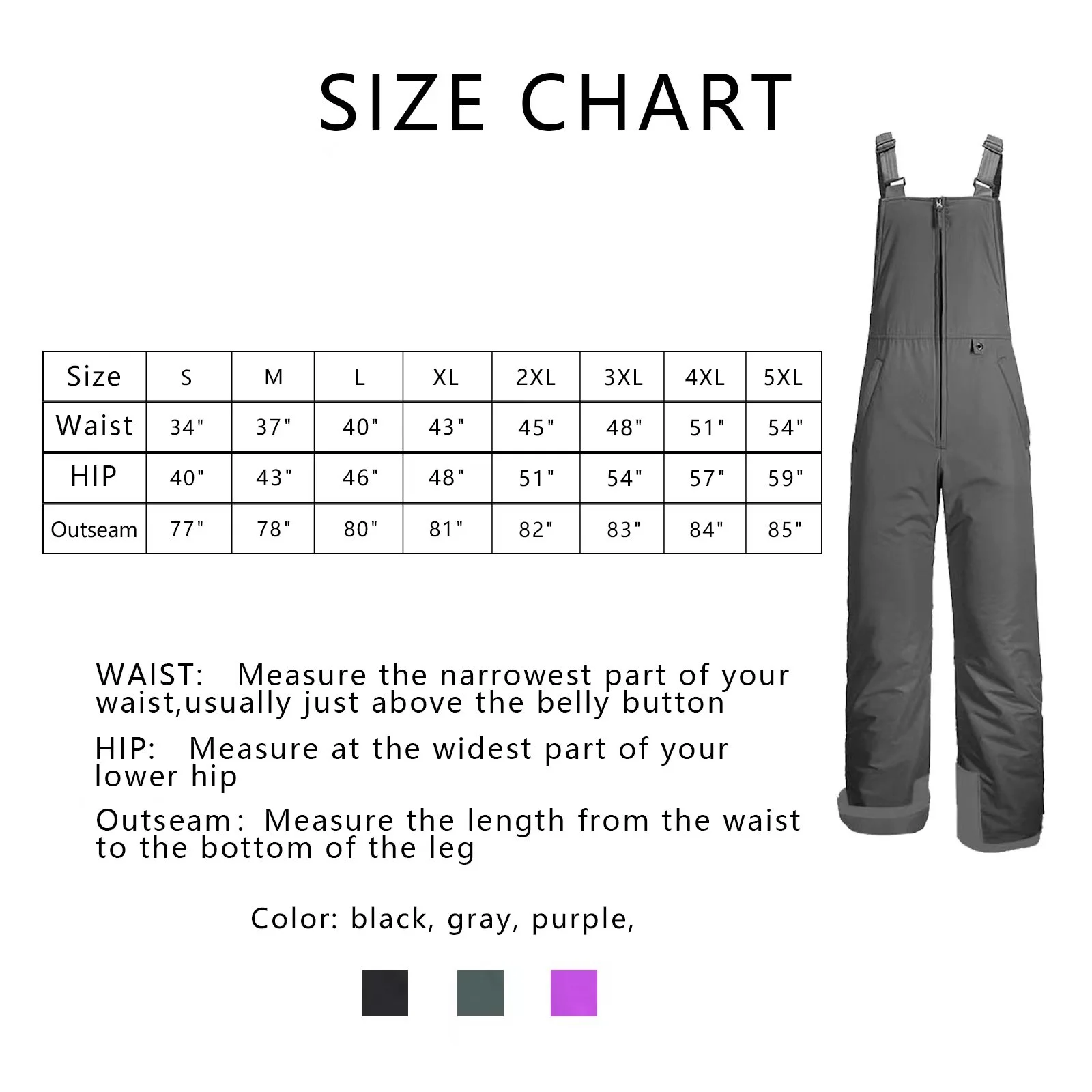 Women's Suspender Bibs Winter Snow Suit Waterproof Jumpsuit Straps Overalls Ski Sleeveless Playsuit Insulated Softshell Pants