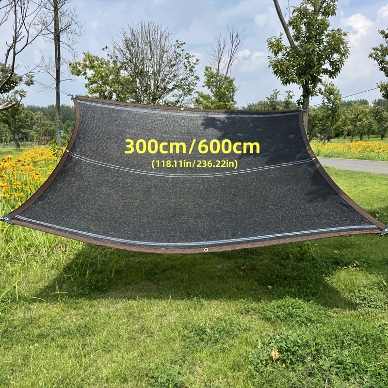 1pc Shade Cloth Garden Shade Mesh Net With Grommets Sun Shade Cover For Pergola, Patio Plants, Greenhouse, Chicken Coop, Outdoor With Grommets, UV-Resistant, Sun Net For Pergola, Plants Gardens, Patio