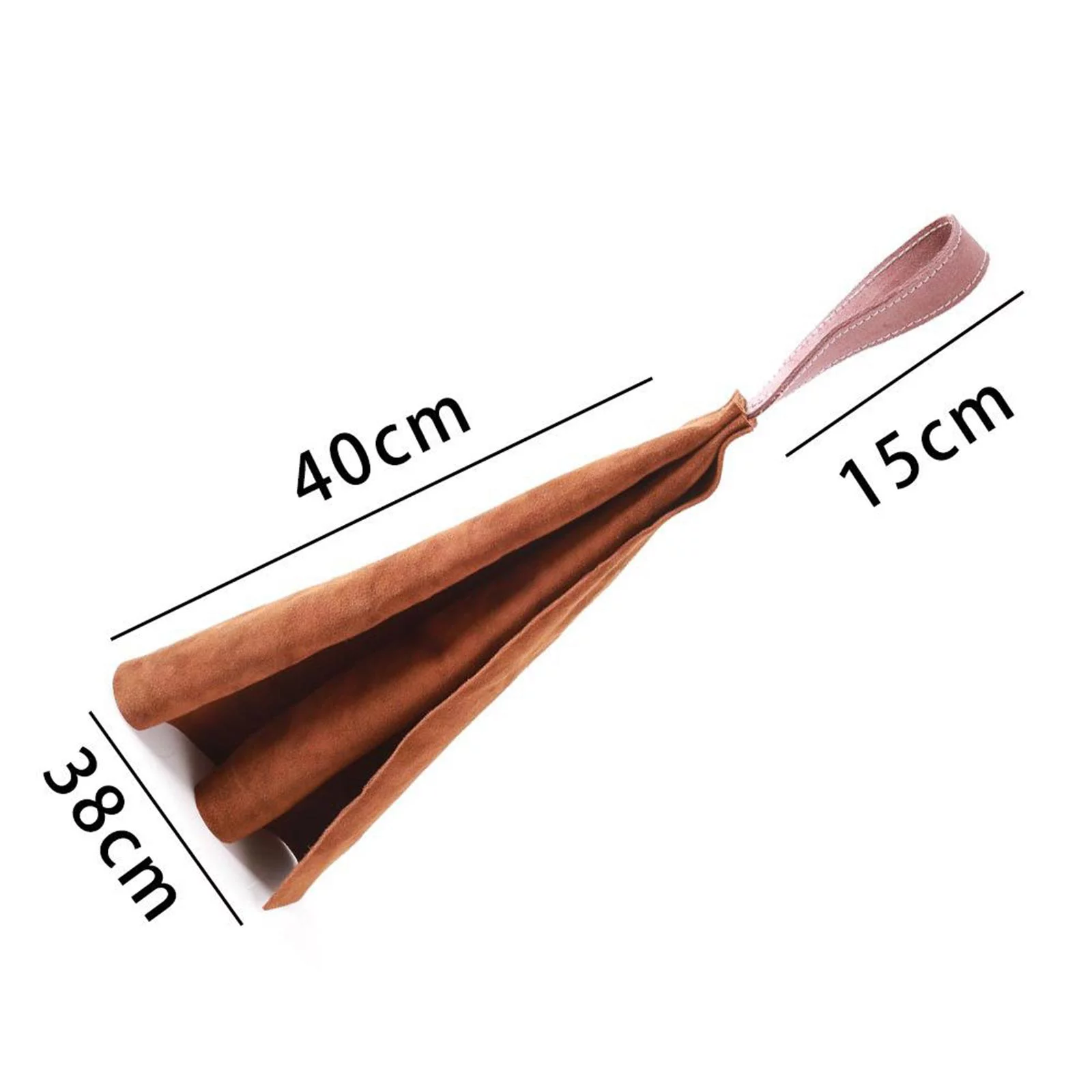 Dog Tug Bite Leather Rag Cloth Chewing Toy Puppy Training Interactive Play