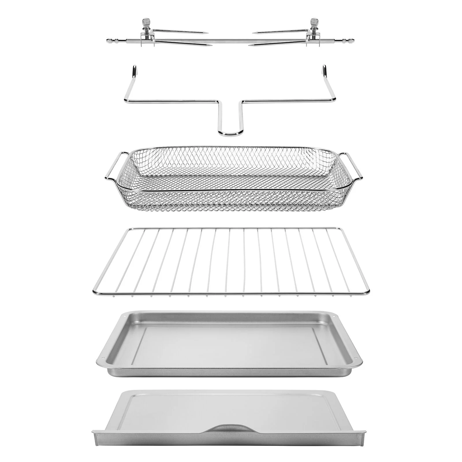 Countertop Air Fryer Baker Toaster Oven 26Qt Compact Kitchen Cooking