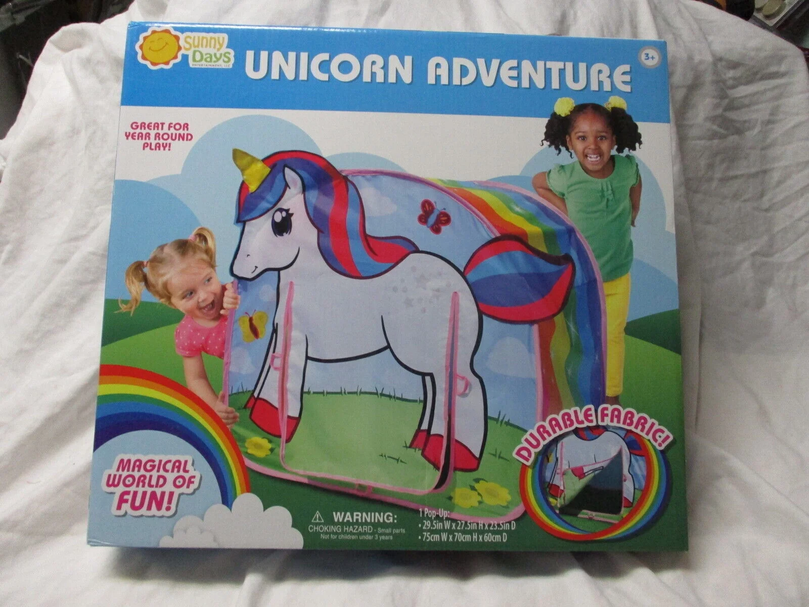 Sunny Days Entertainment Unicorn Adventure Pop Up Play Tent  Rainbow Princess I