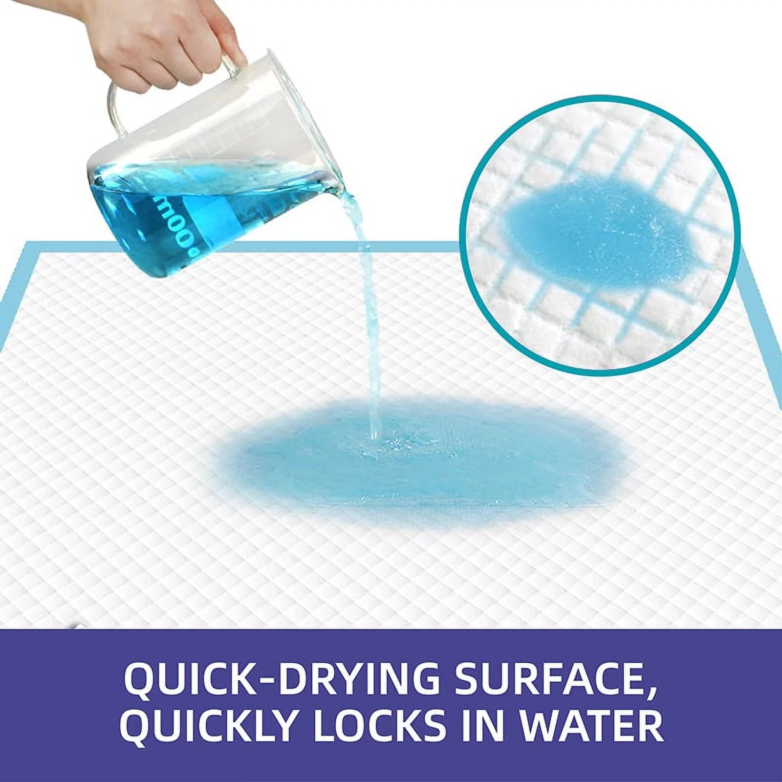 Vanch Puppy Training Pads, Regular, 22 x 22 Inches, 120 Count