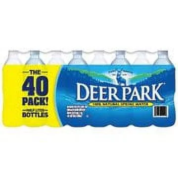 deer park 100% natural spring water 16.9 oz. 40 pk. (pack of 2)