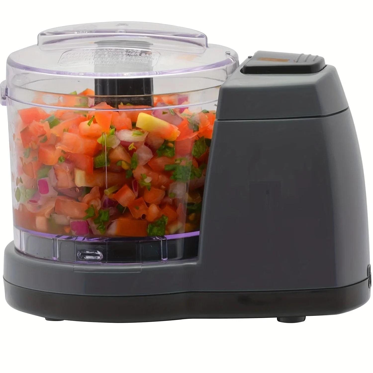 2 Cups Electric Vegetable Chopper & Mini Food Processor, kitchen Accessories