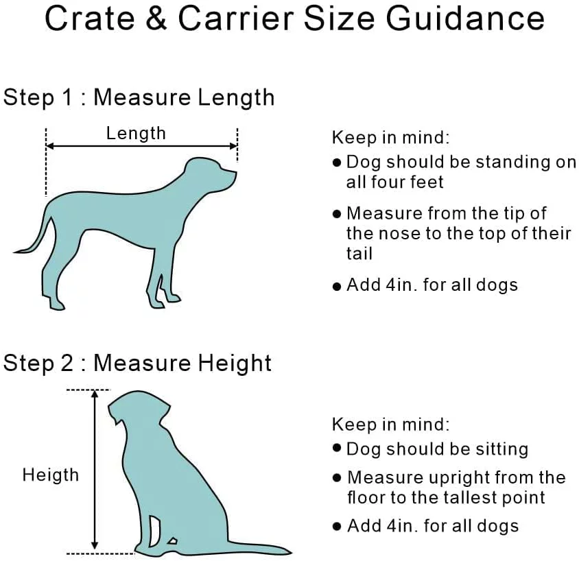 UniPaws UH5161 Large Pet Crate with Cushion -  Weathered Grey