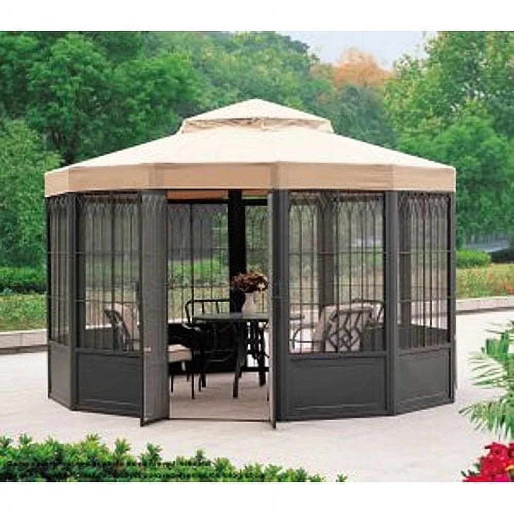 Garden Winds Replacement Canopy Top for Sam's Club Sunhouse Gazebo, Riplock 350