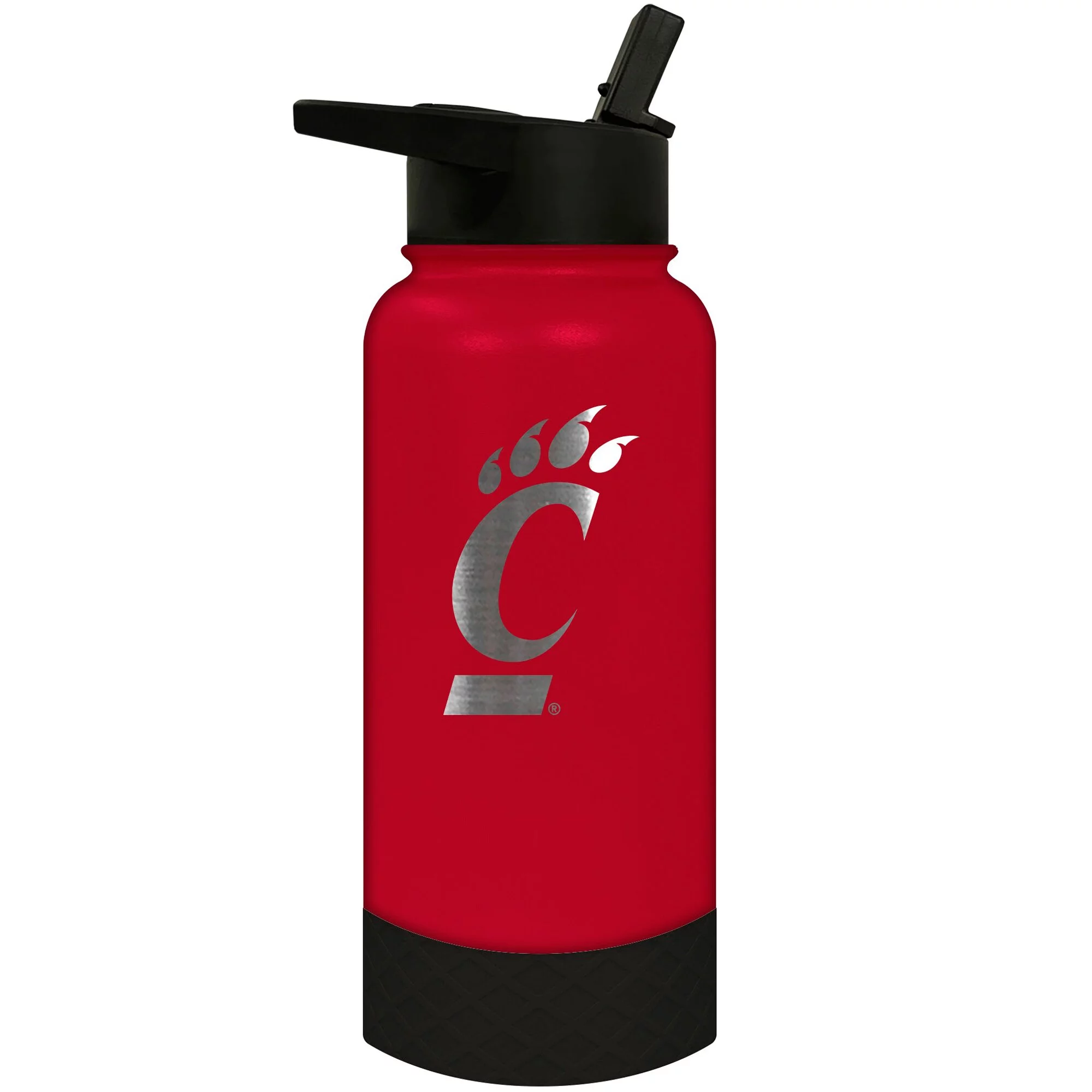 Cincinnati Bearcats Thirst Water Bottle Red, Silver, Black