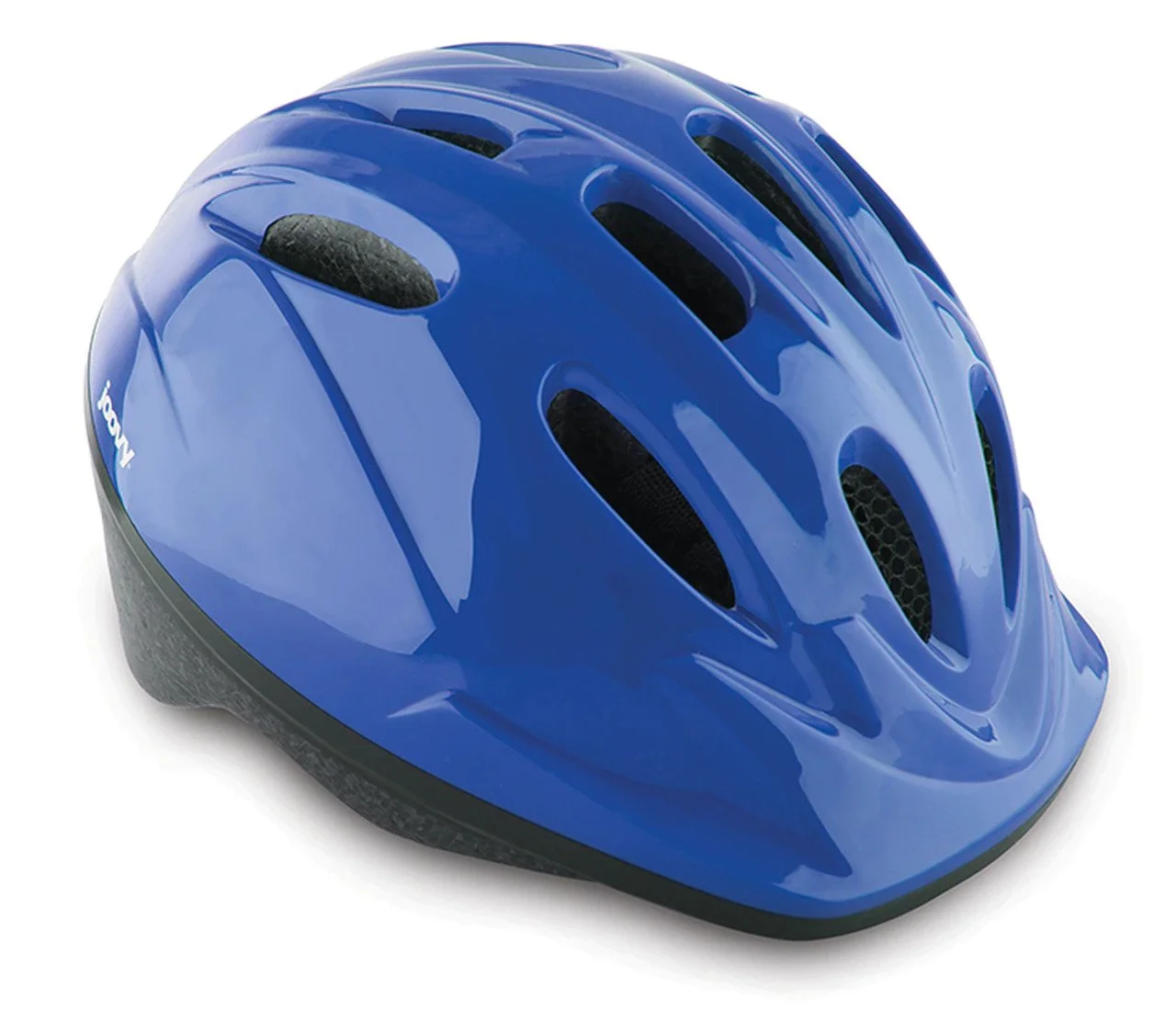 Joovy Noodle Kids Bicycle Helmet with Vented Air Mesh and Visor, Small-Medium, Blueberry