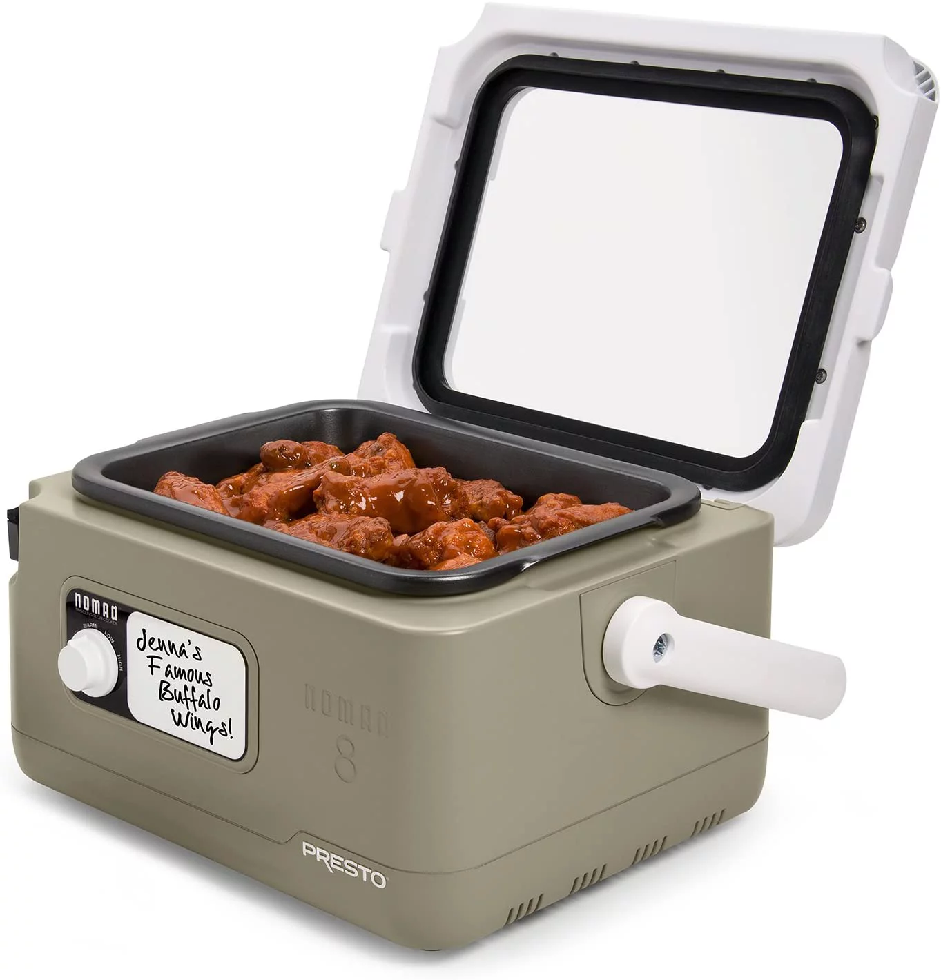 Presto 06012 Nomad 8-quart Traveling Slow Cooker, Tan