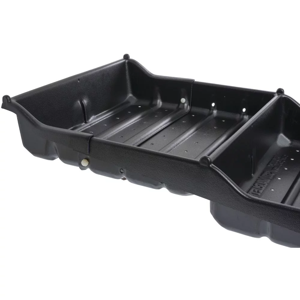 HUBERT Adjustable Produce Tray with 3 Compartments Black - 38