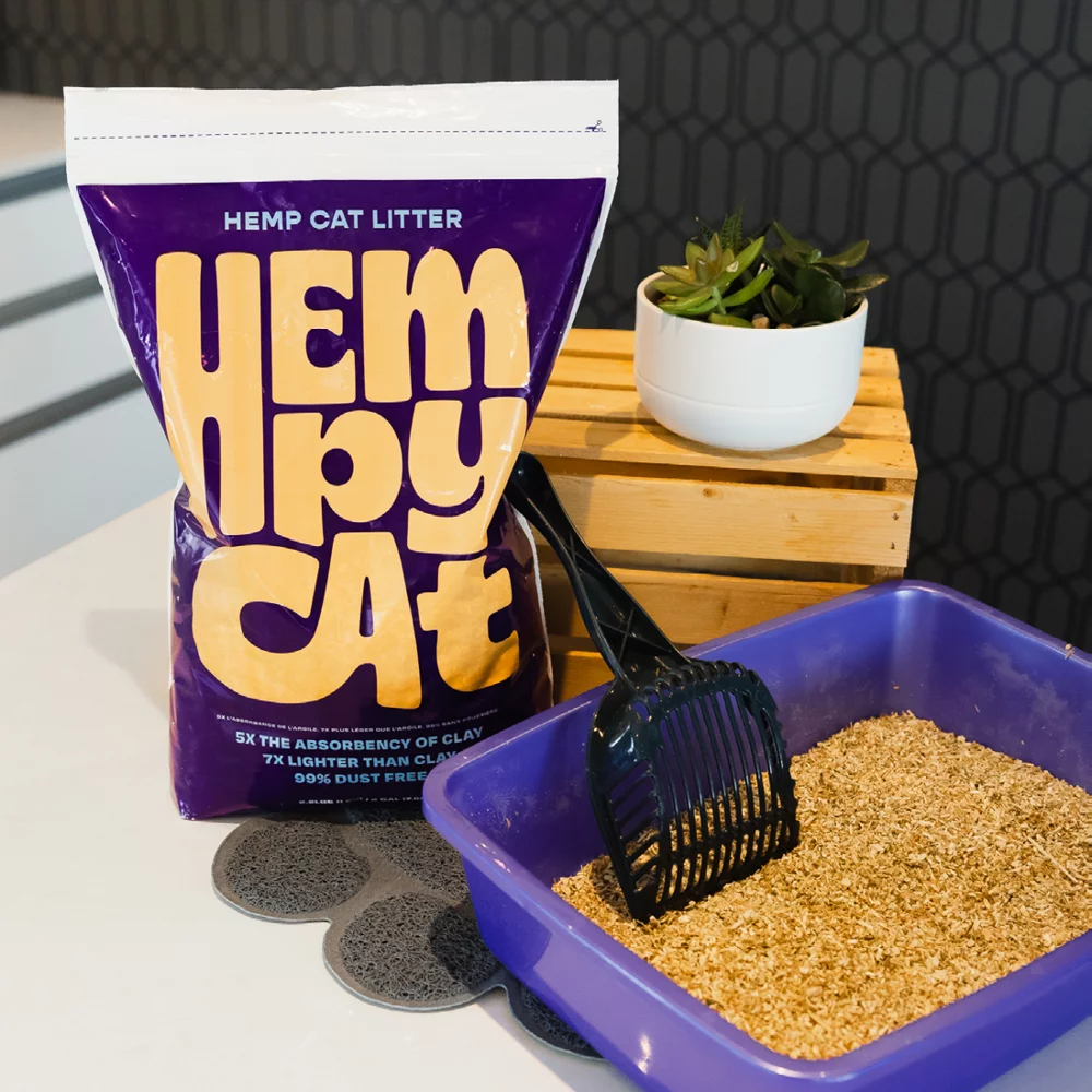 HempyCat Natural Hemp Cat Litter (2GAL / 1KG)