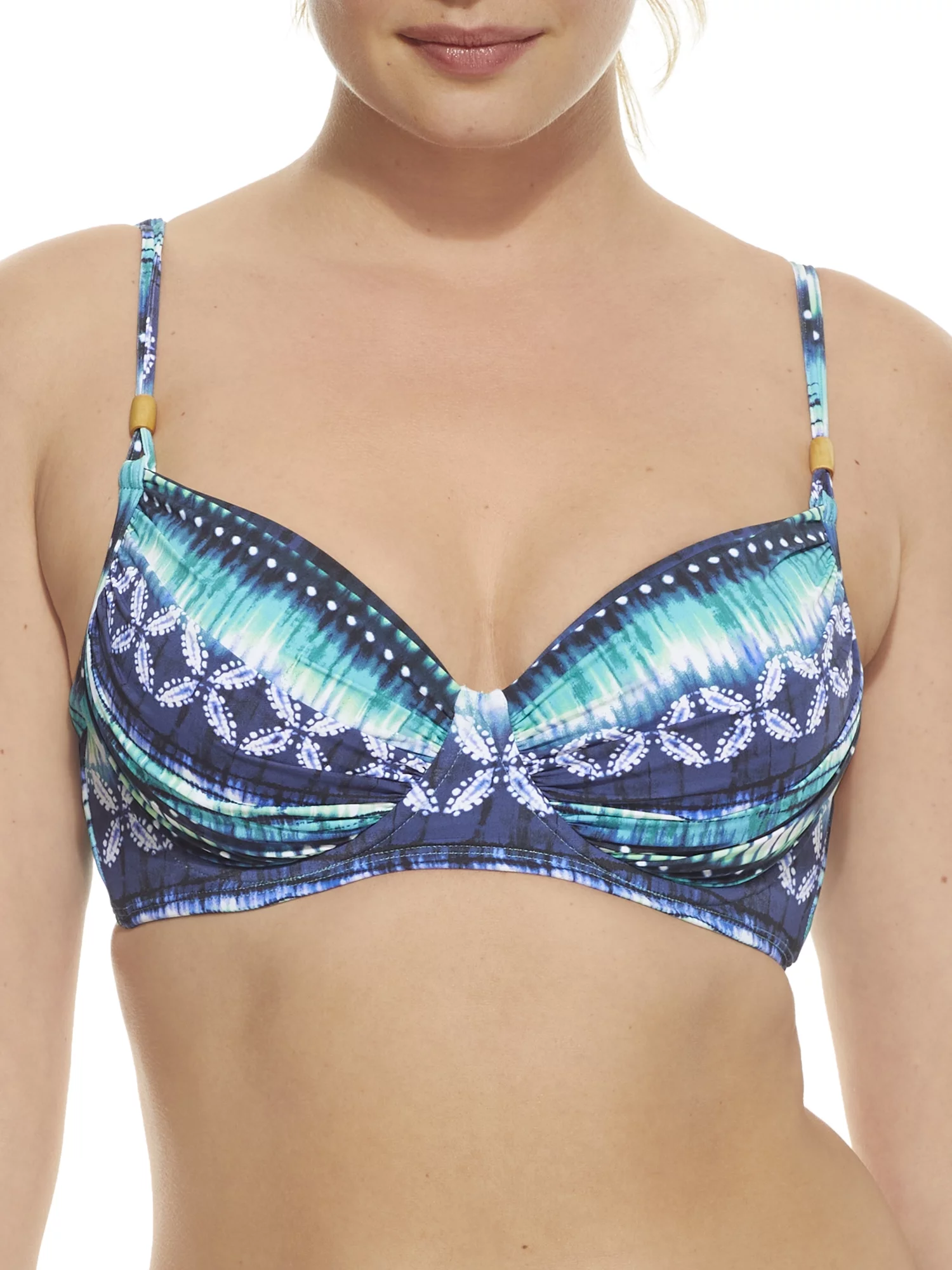 Bleu Rod Beattie Womens Sun, Sea & Sand Underwire Bikini Top D-DD Cups Style-RBSS22319D Swimsuit