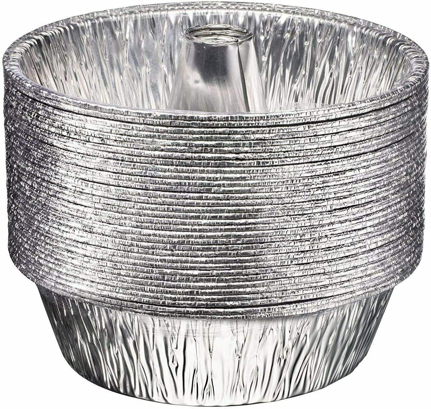 Disposable Aluminum Round 10'' Deep Pan w/Tube Bakeware For Baking Pan (PACKOF100)