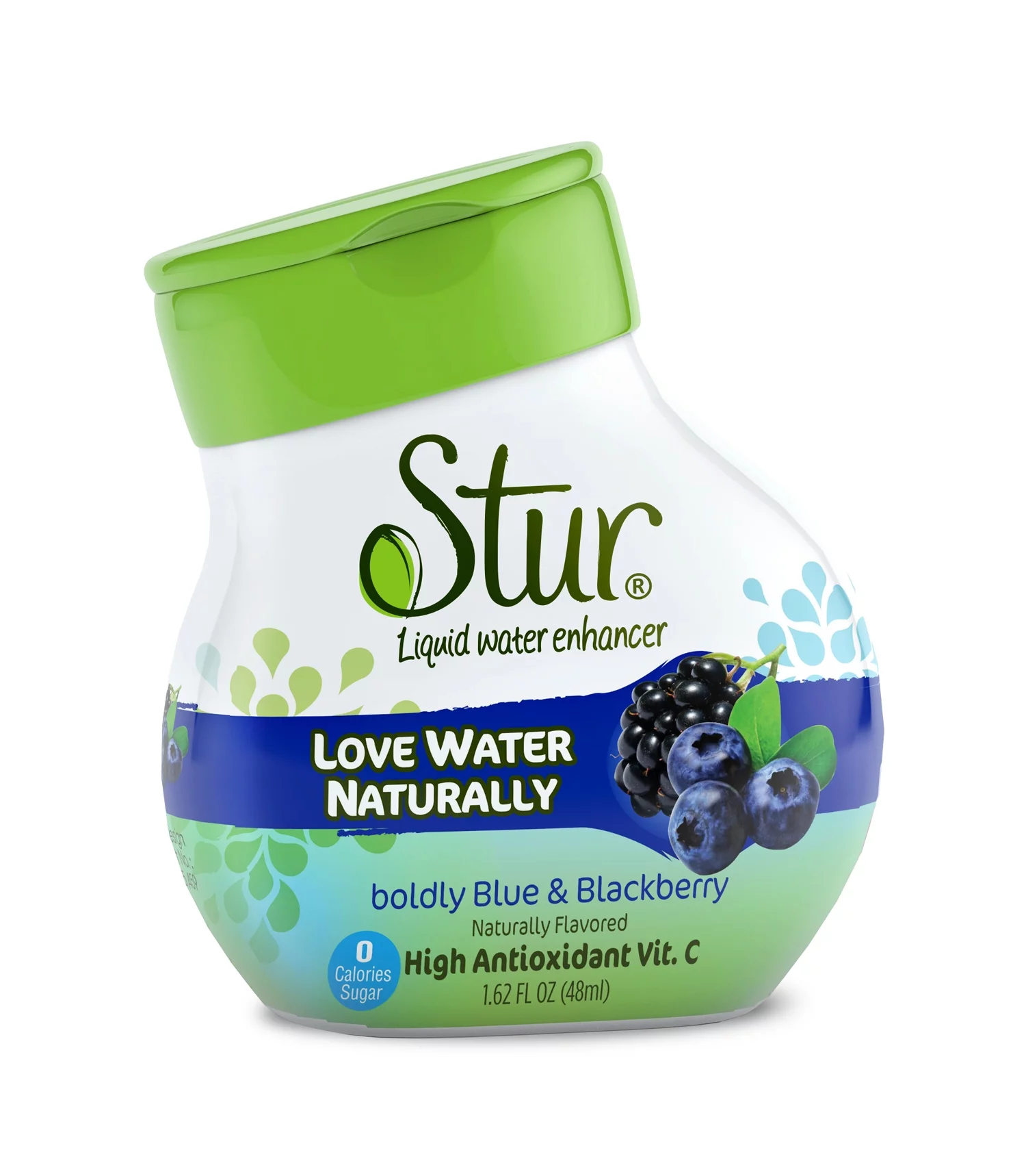 Stur Liquid Water Enhancer, Blue and Blackberry, 5 Pack