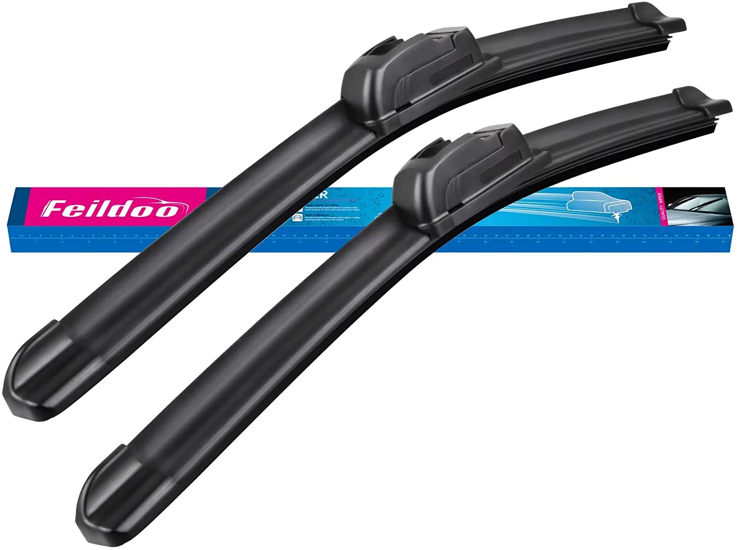 Feildoo Windshield Wiper Blades fit for SUBARU FORESTER 2009-2011 Blades J U Hook Front Window Blade Indshield Wiper(set of 2）, NO1935N