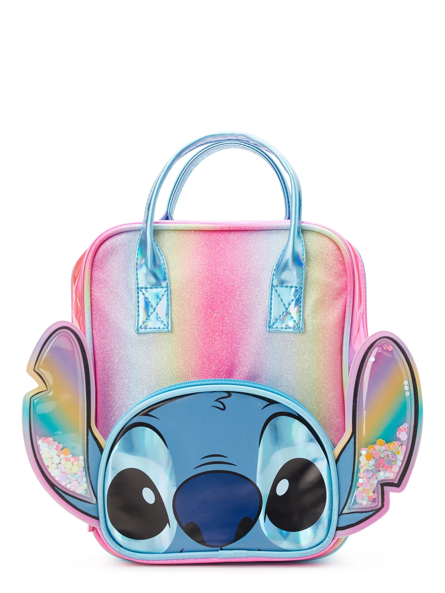 Disney Stitch Double Handle Girls Mini Backpack - Pink