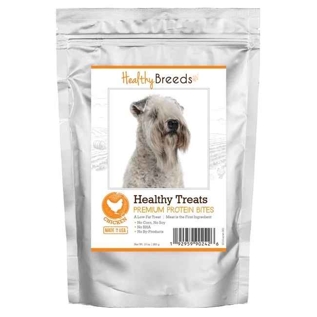 Soft Coated Wheaten Terrier Healthy Treats Premium Protein Bites Chicken Dog Treats, 10 oz