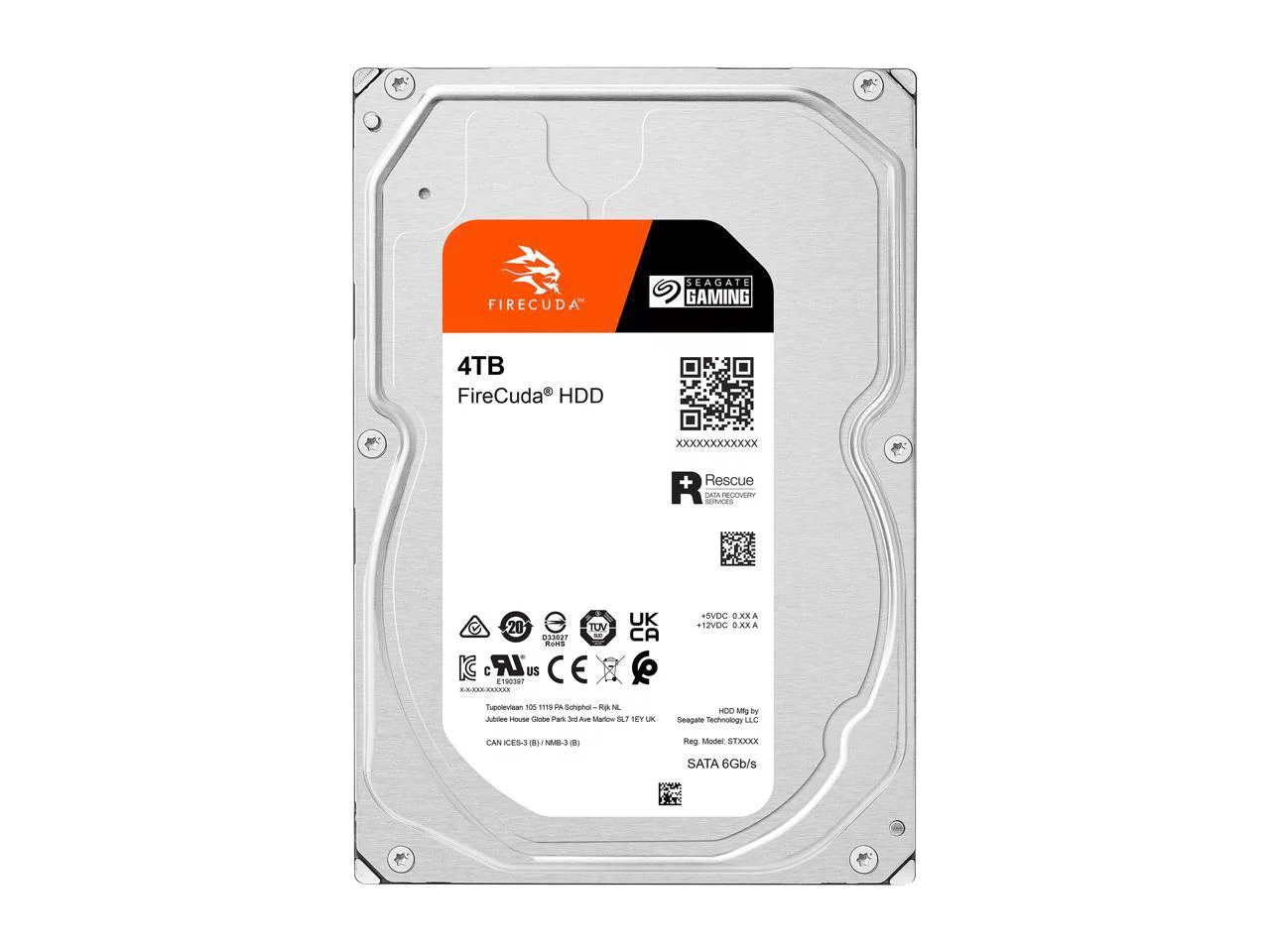 Seagate FireCuda ST4000DX005 4TB 7200 RPM 256MB Cache SATA 6.0Gb/s 3.5