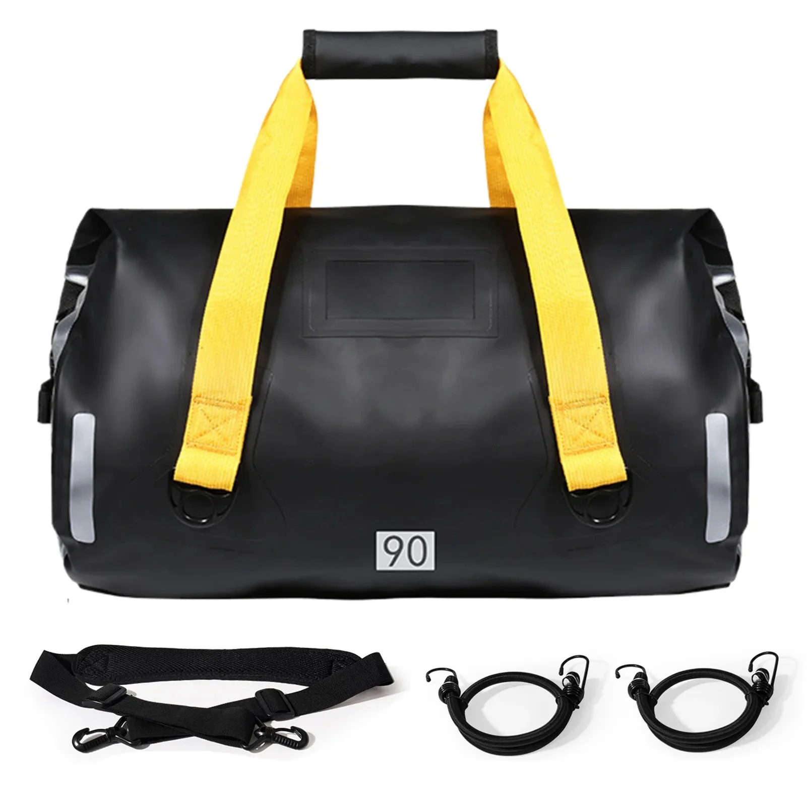 40/80L Motorcycle Storage Bag Waterproof Tail Bag Travel Outdoor Dry Luggage Roll Pack Bag Motorbike Luggage Backpack Fabulous