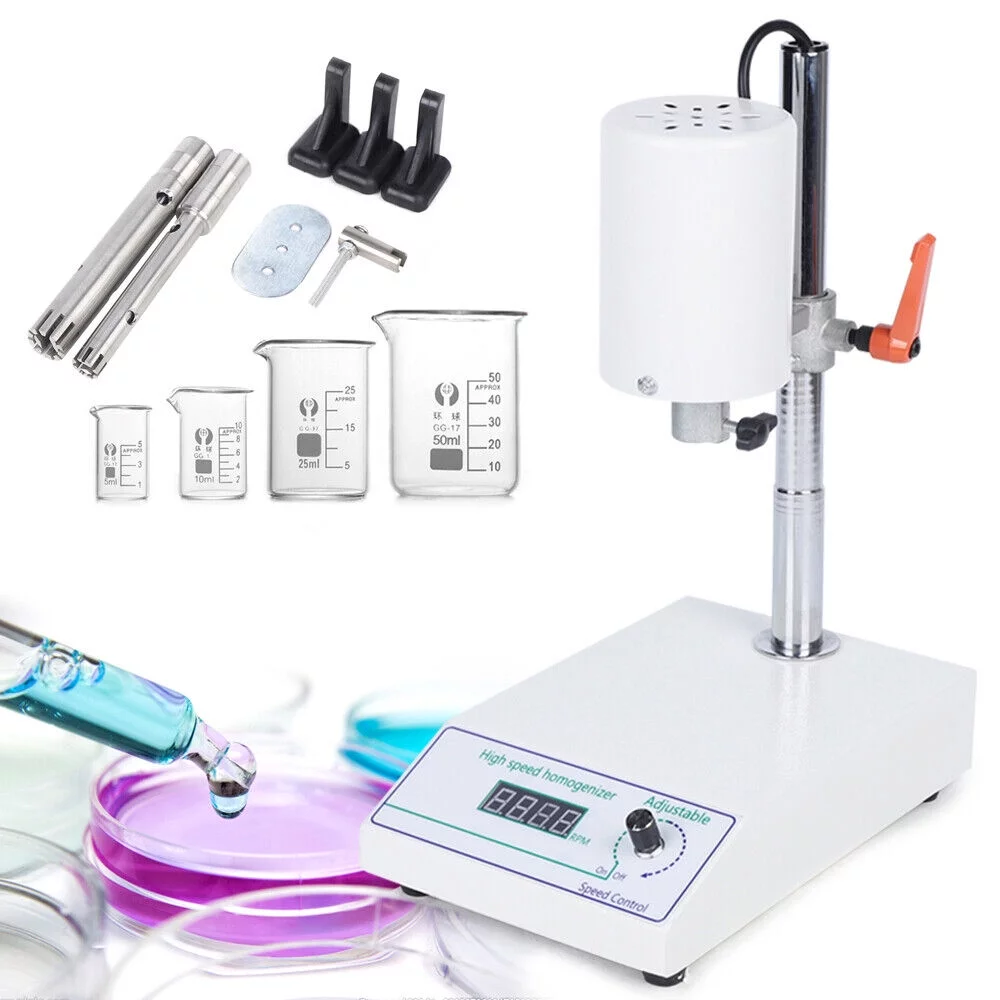 FSH-2A High Speed Homogenizer Adjustable Lab Disperser Mixer 8000-22000rpm 110V