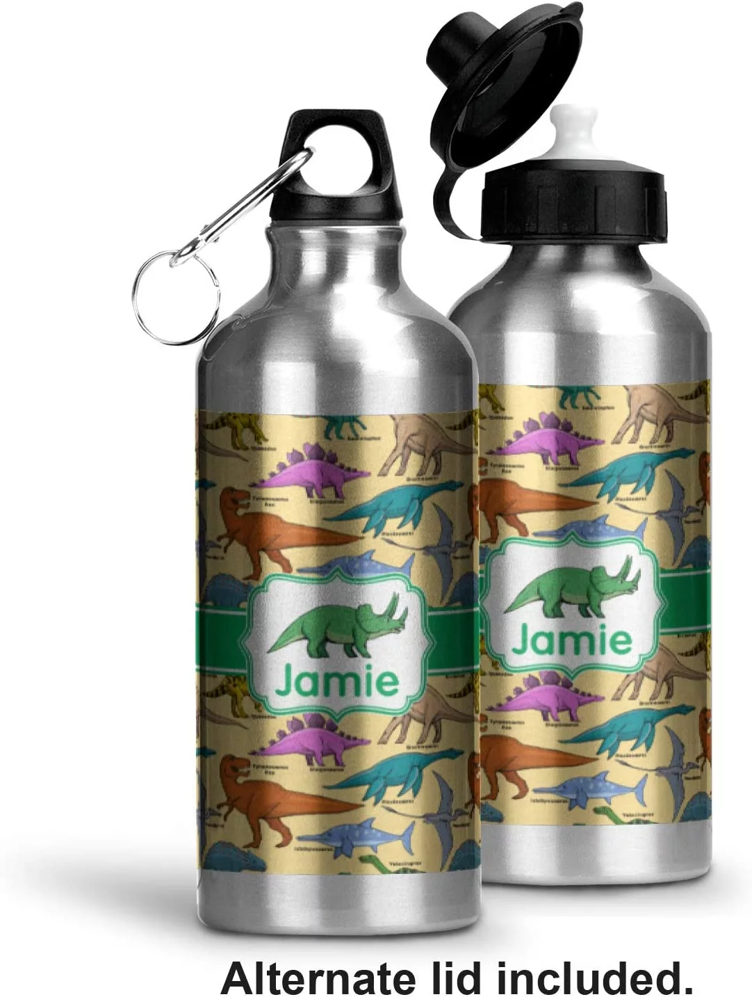 Personalized Dino Water Bottle