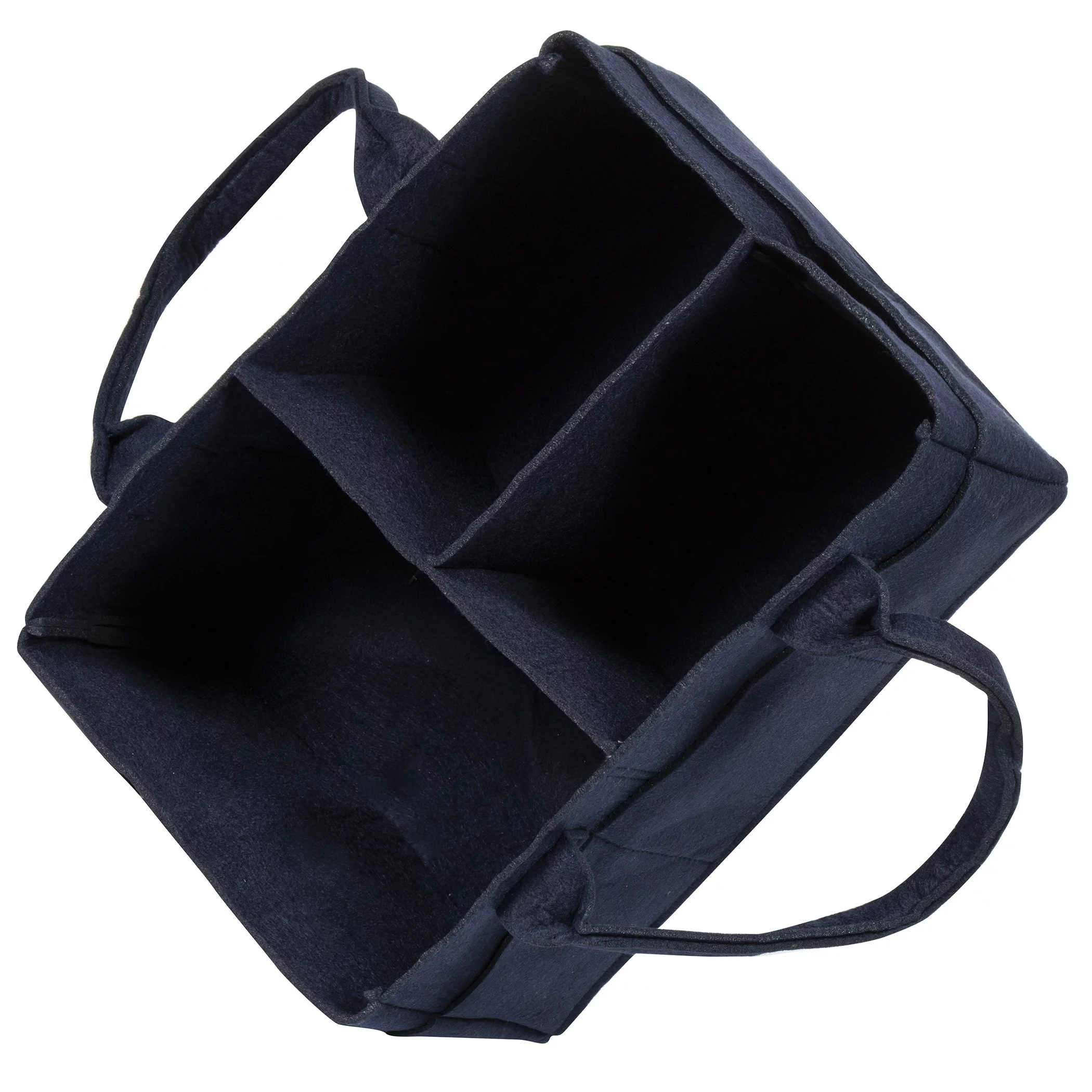 Sammy & Lou Navy Felt Diaper Caddy, Navy Blue, Infant, Unisex
