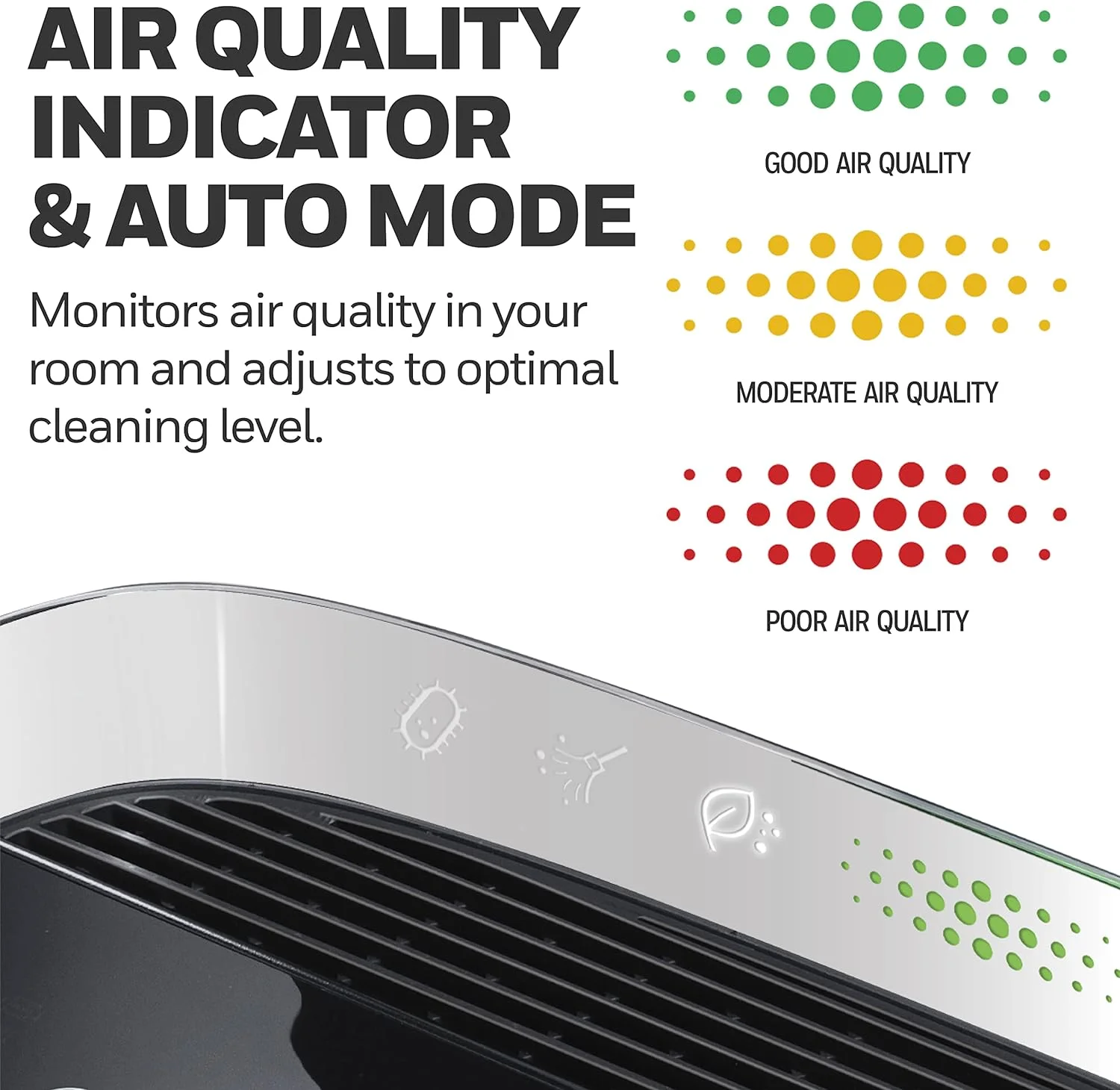 Open Box Honeywell InSight HEPA Air Purifier with Air Quality Indicator HPA5200B - Black