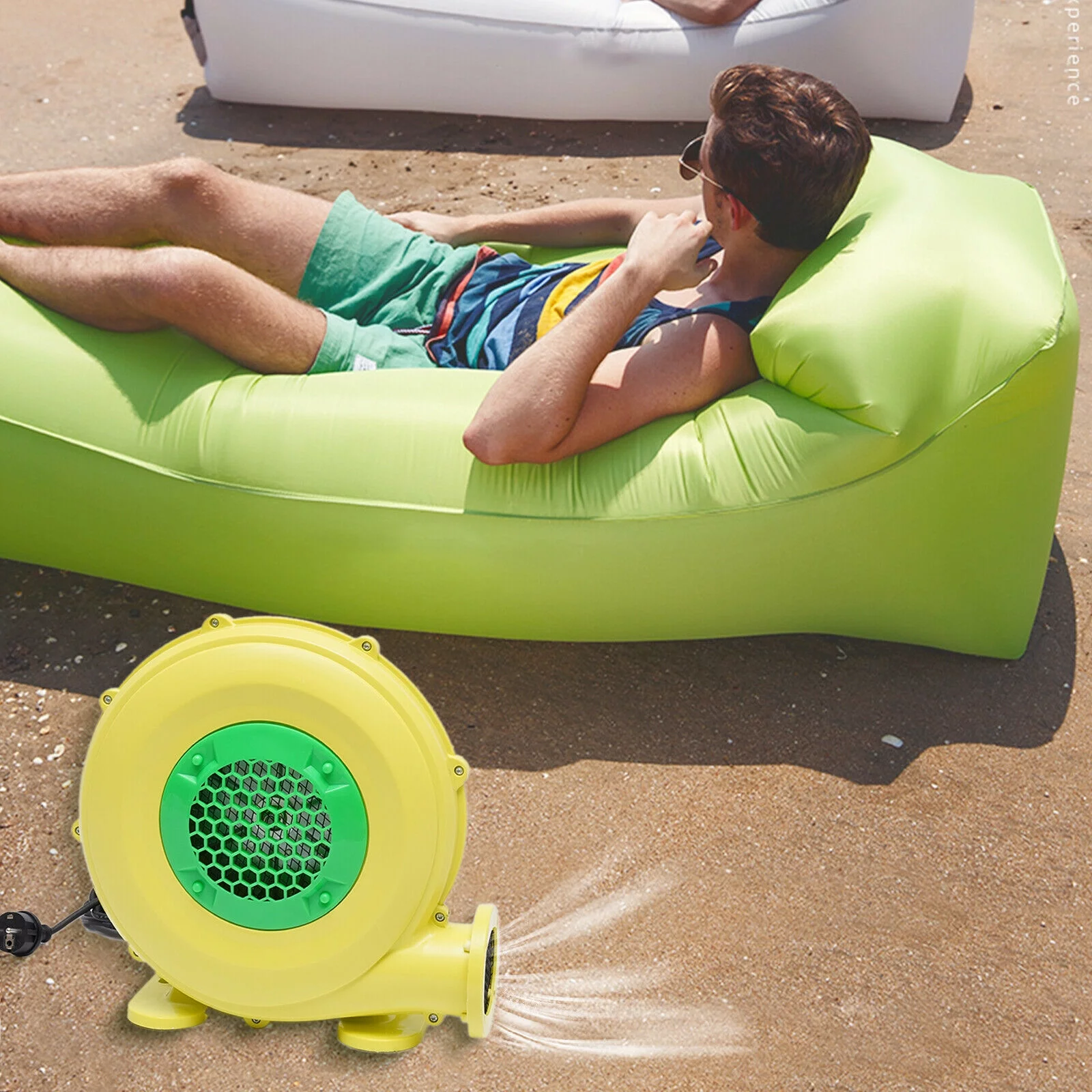 DENEST 350W Electric Air Blower Handheld Pump Fan Commercial Inflatable Bouncer 1500Pa