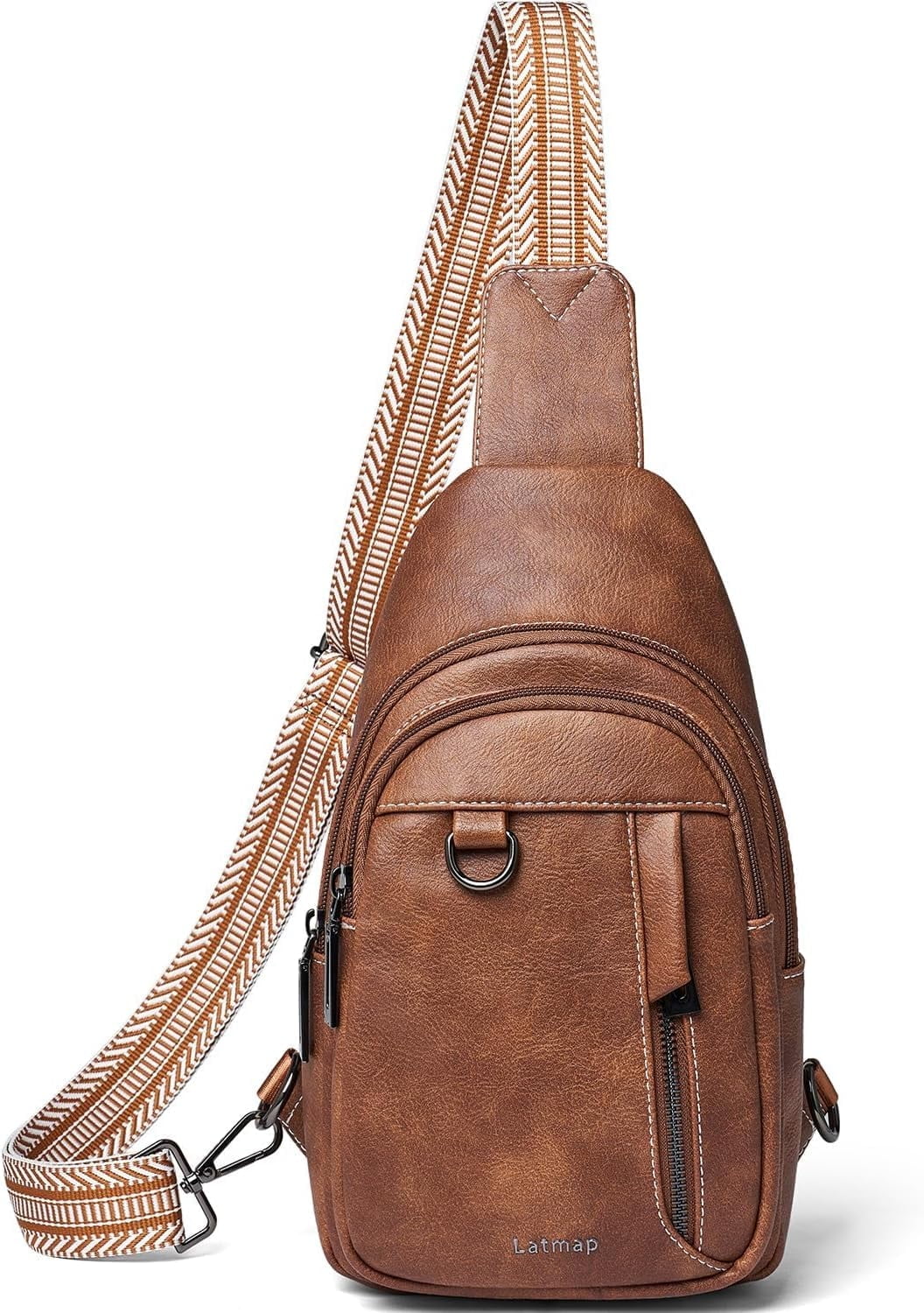 Stylish and Practical Sling Bag for Women and Men – Premium PU Leather, Anti-Theft Design, and Versatile Wearing Styles