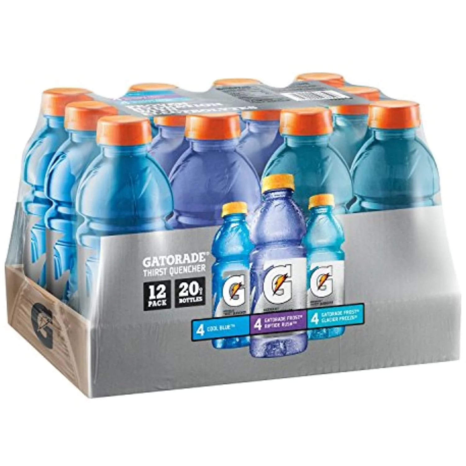 Gatorade Original Thirst Quencher 3-Flavor Frost Variety Pack, 20 Ounce, 12 Count