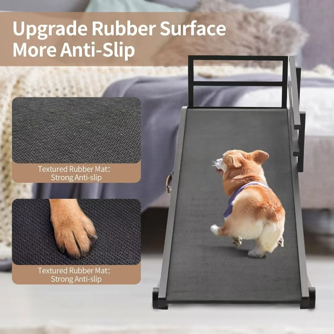 Docred Dog Ramp,6 Level Adjustable Folding Pet Ramp for Bed, Couch,SUV - High Traction Portable Paw Ramps,Great for Small & Large Old Dogs & Cats, Supports up to 250 lbs, 63