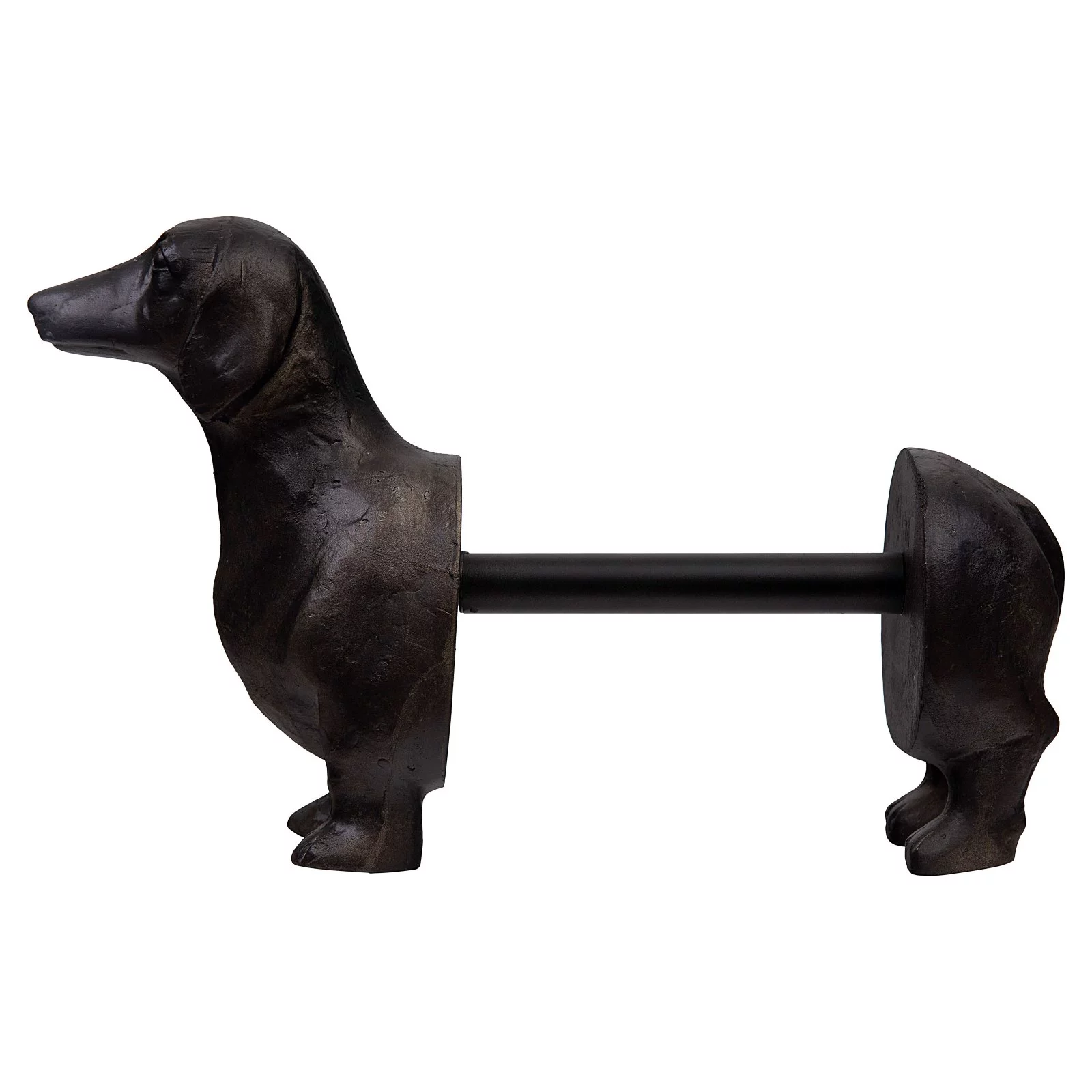3R Studios Antiqued Bronze Dachshund Paper Towel Holder