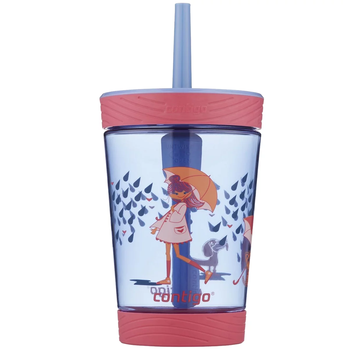 Contigo Kids Spill-Proof Tumbler with Straw Wink, 14 fl oz.