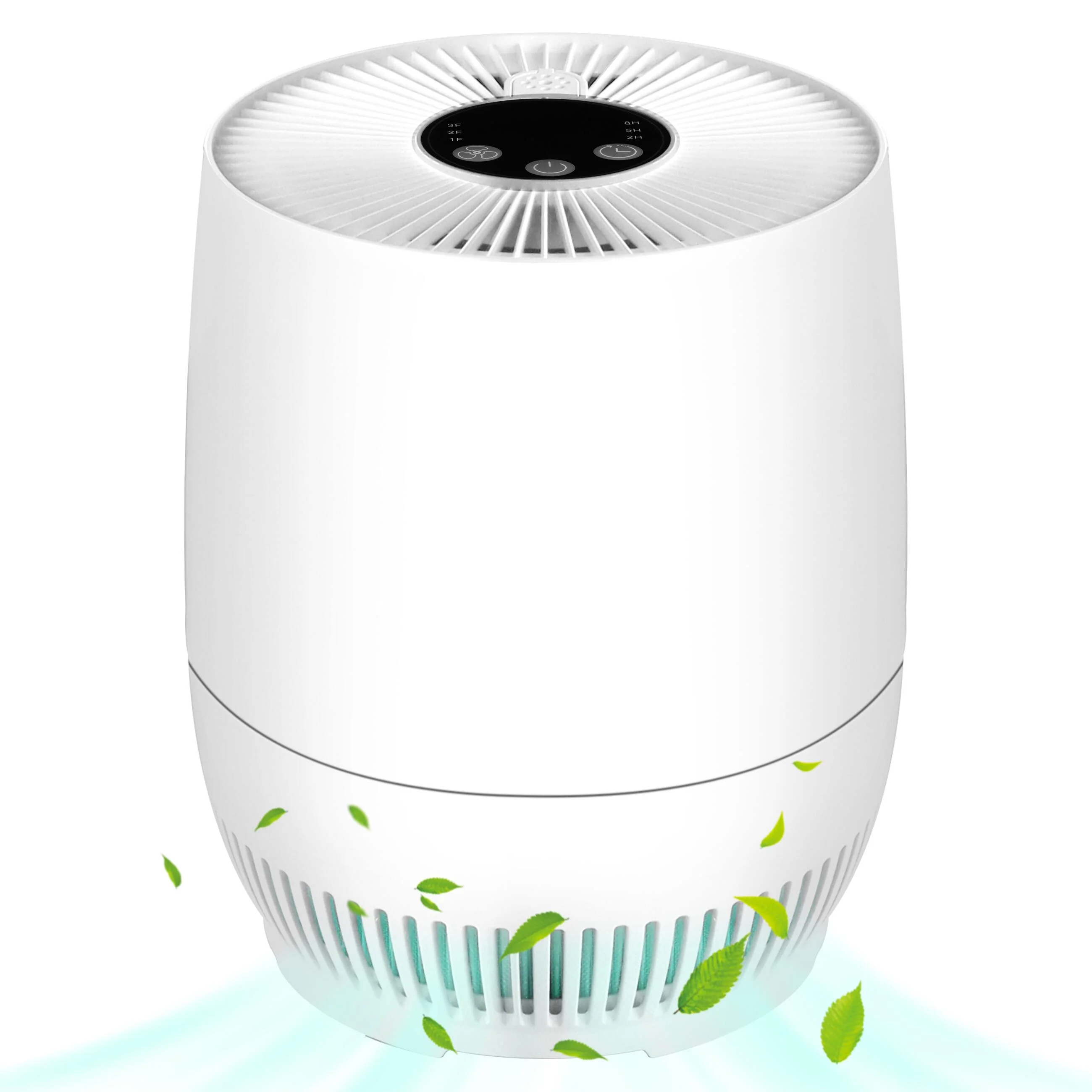 Cobectal  Air Purifiers HY1800S for Home, Pet Mini Air Purifier with HEPA Filter for Bedroom, White