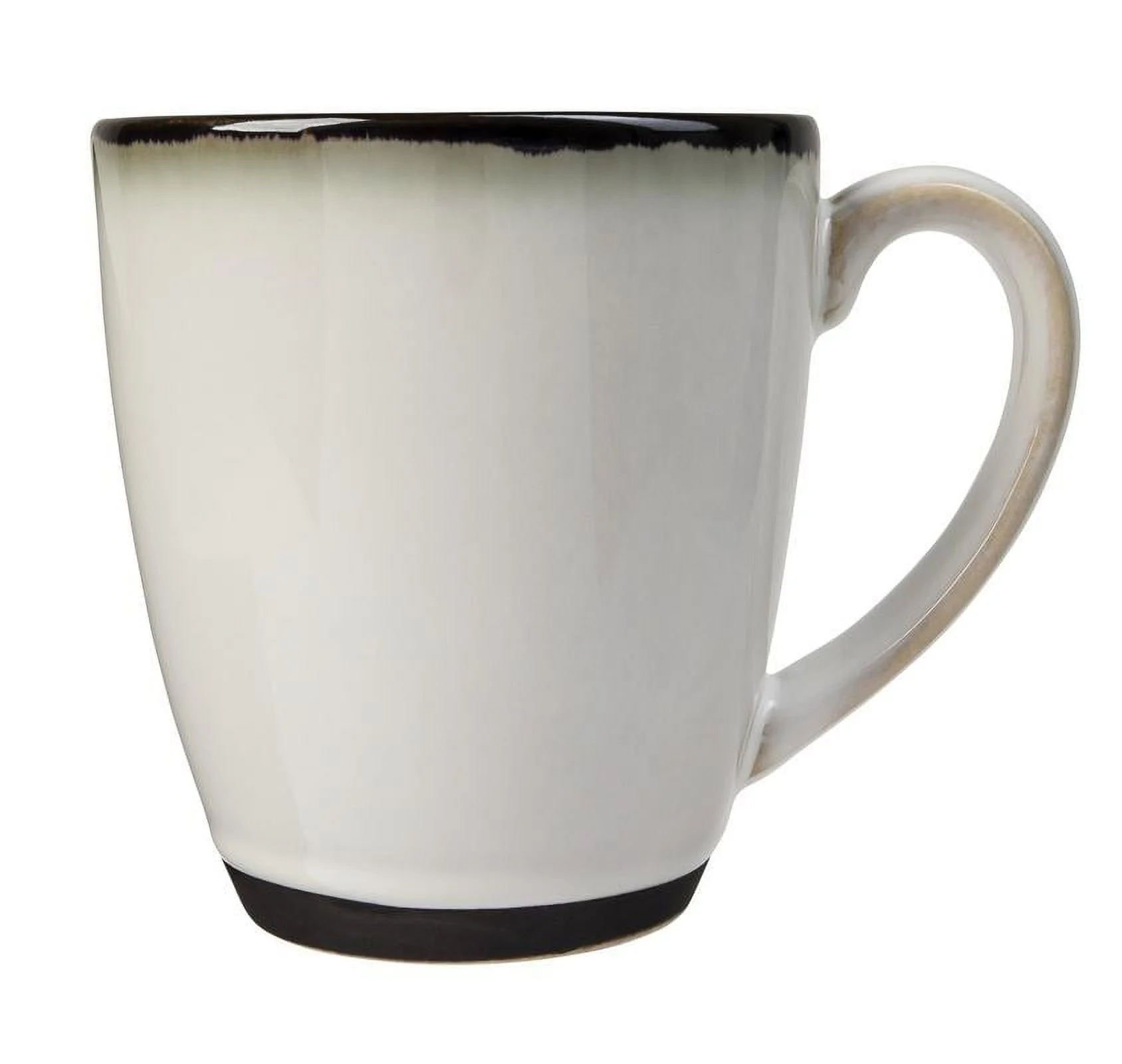 Sango Nova Stoneware Dinnerware Set, 16-piece, Black & White