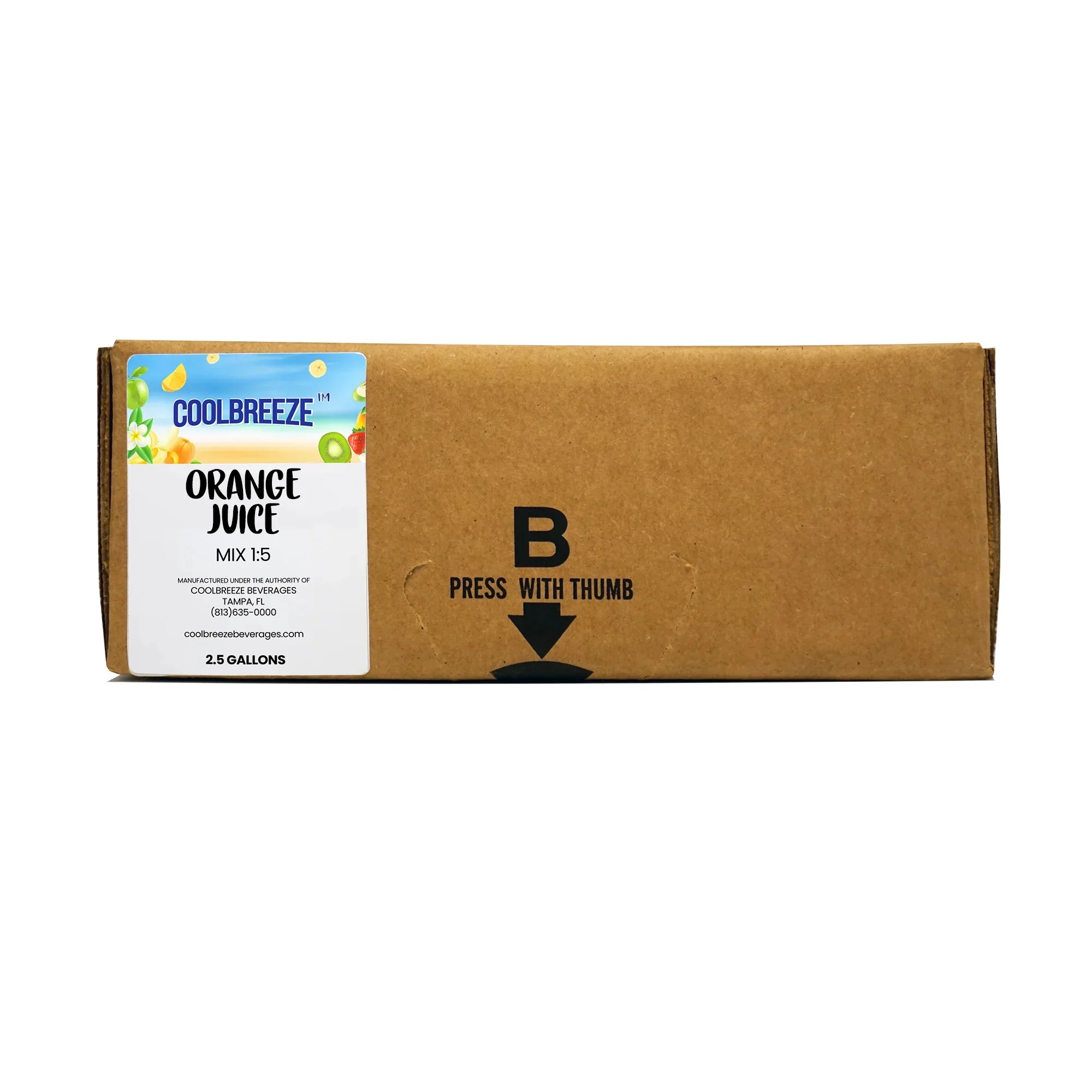 Cool Breeze Orange Juice Concentrate 2.5 Gal