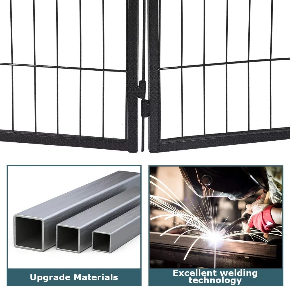 Bestpet Dog Playpen, 8 Panel, 40 inch, Folding, Metal