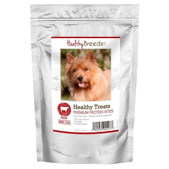 Norwich Terrier Healthy Treats Premium Protein Bites Beef Dog Treats, 10 oz