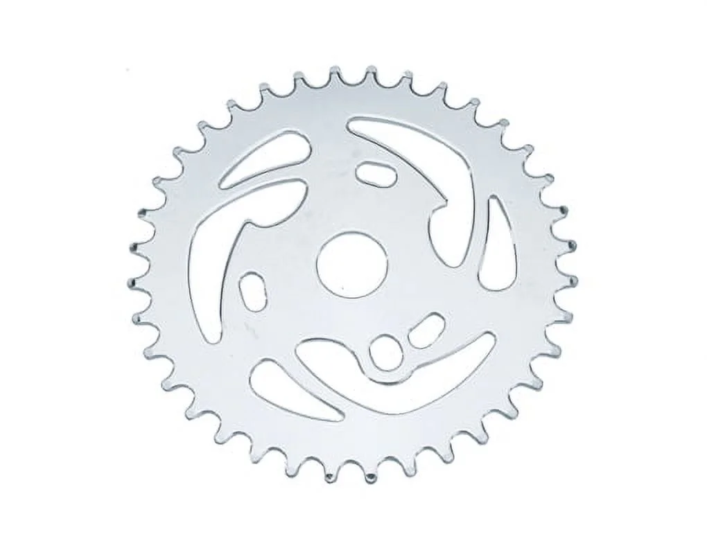 Lowrider Sprocket Zt7b-a 36t 1/2 X 1/8 Chrome. bicycles, bikes, lowriders, beach cruiser, strech bikes,limos,cruiser