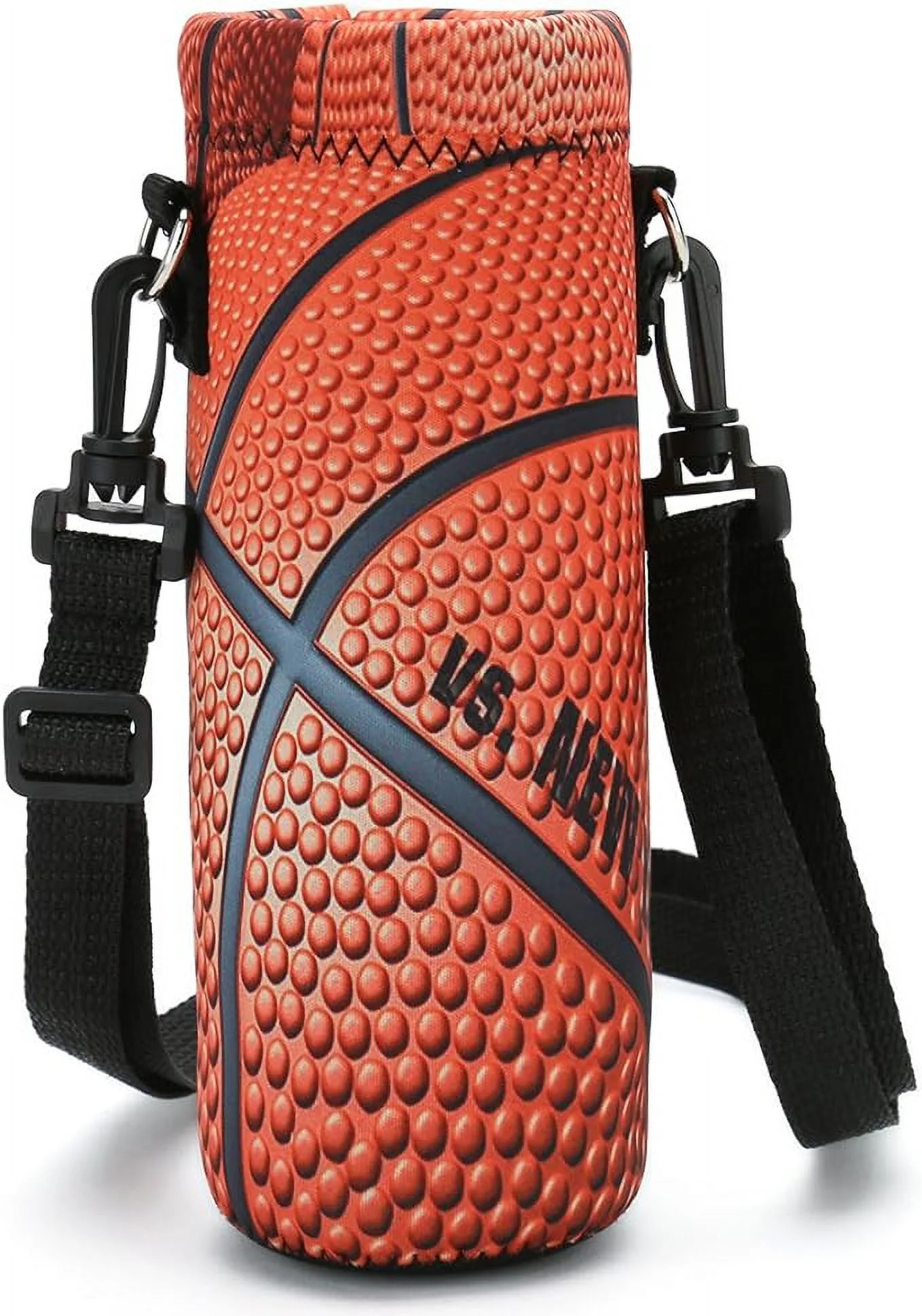 icolor Water Bottle Carrier Bag with Adjustable Shoulder Strap,Neoprene Insulated 16.9oz/500ml Water Bottle Cover for Stainless Steel Glass Plastic Bottles Diameter 2.75