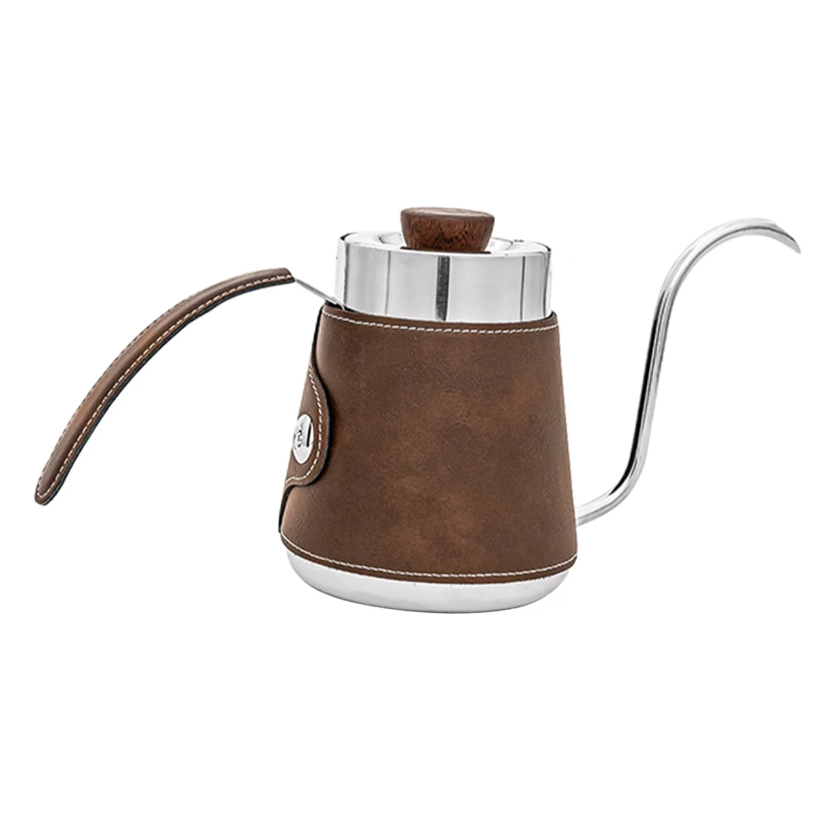 Pour over Coffee Kettle, Gooseneck Coffee Kettle, Water Dripper Kettle, Pot, Teakettles Tea Pot for Office, Hotel Entertain Cafe brown